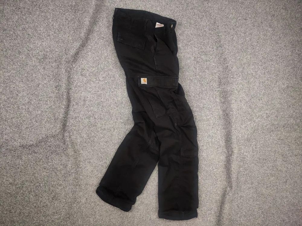Carhartt Vintage Carhartt Canvas Black cargo pants usa Workwear Size US 32 / EU 48 - 1 Thumbnail