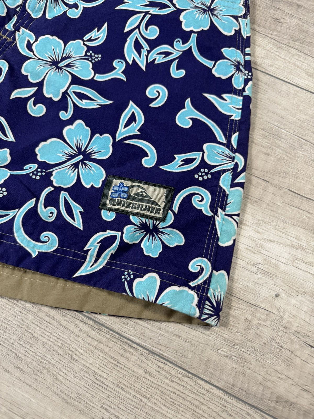 Quicksilver Vintage Quiksilver Reversible Shorts Swimming USA Hawaiian Size US 32 / EU 48 - 3 Thumbnail