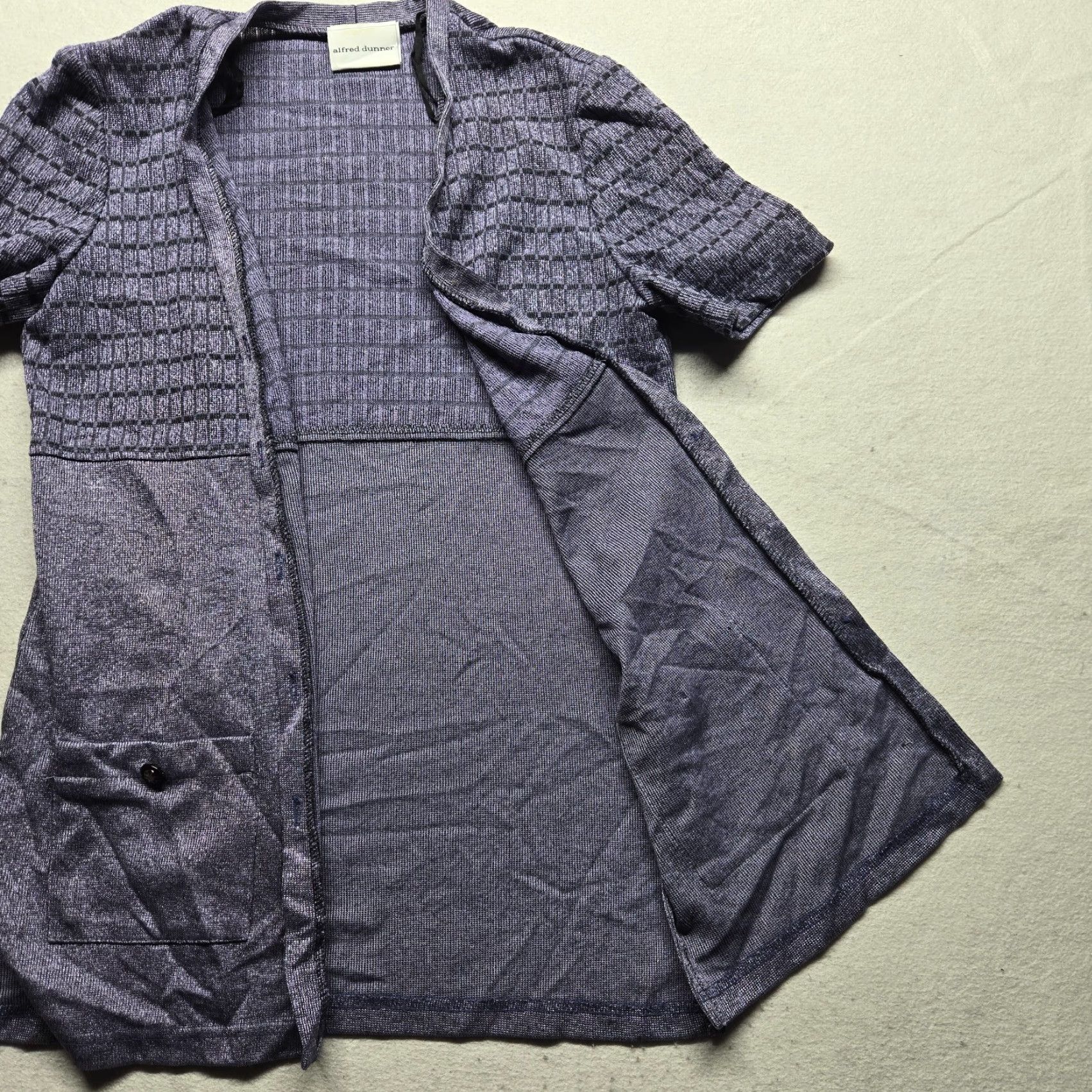 Vintage Vintage Alfred Dunner Purple Dress 2pc Set Skirt Top Shirt Womens S Size S / US 4 / IT 40 - 2 Thumbnail