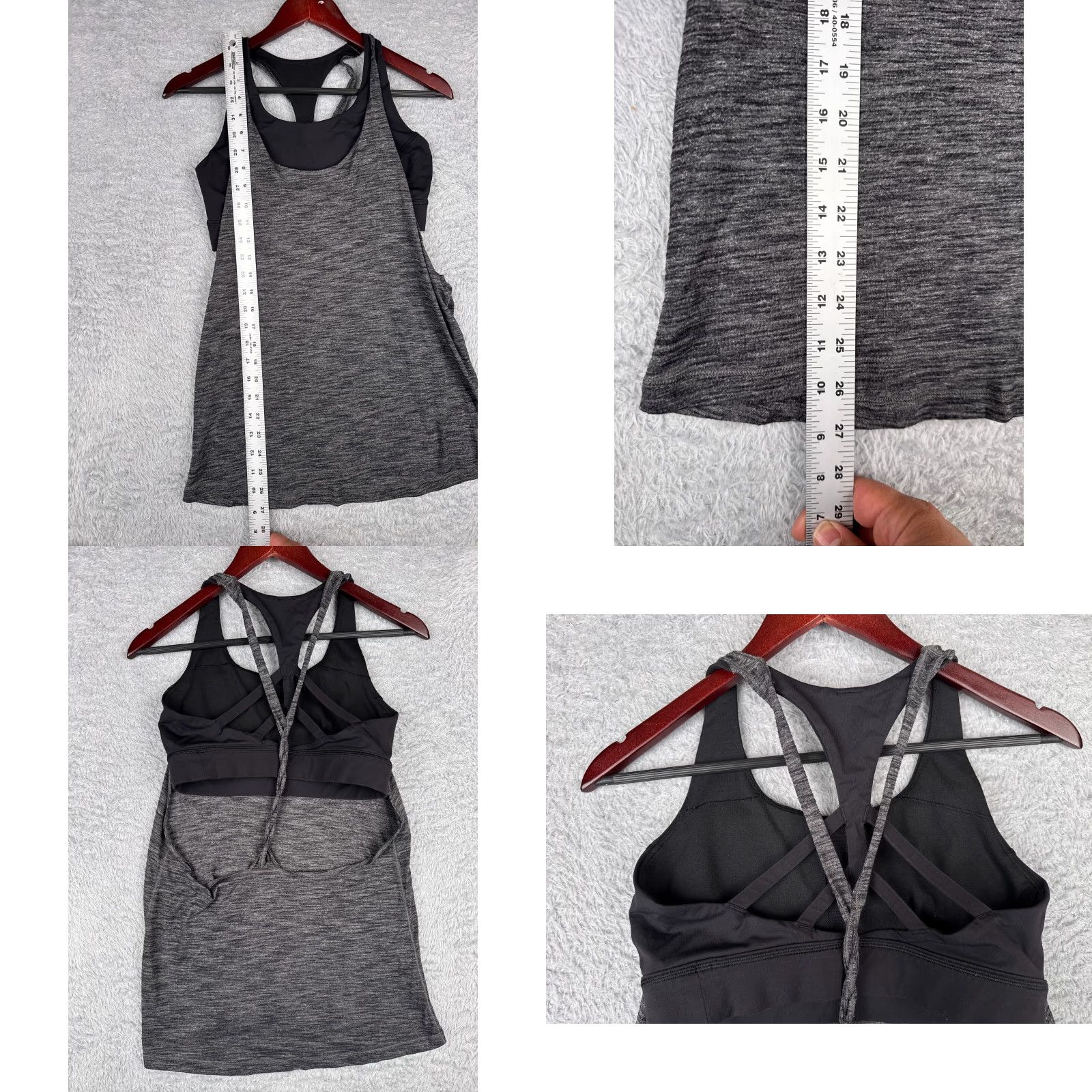 Lululemon Lululemon Shirt Women 8 Gray Tank Seriously Light Luon Twist and Toil W1NFKS Size M / US 6-8 / IT 42-44 - 8 Thumbnail