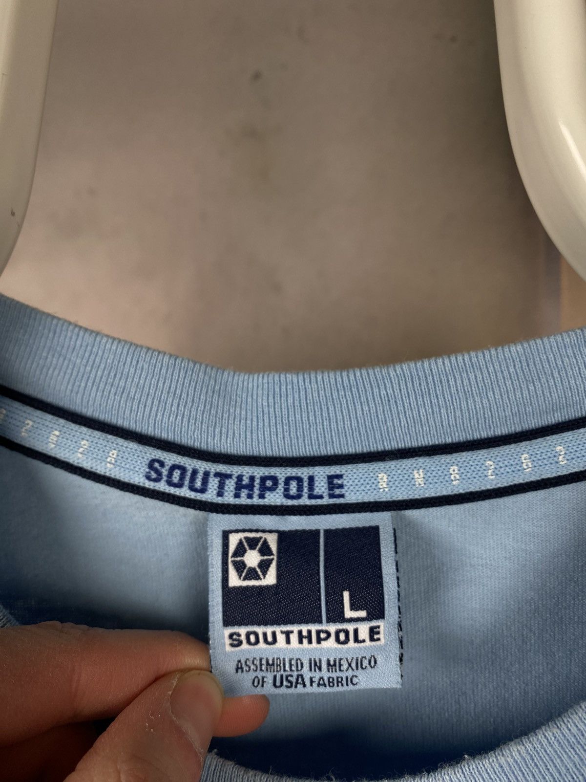 Southpole ⚾️Vintage T-Shirt South Polo Baseball Big 3D Logo VTG Tee⚾️ Size US L / EU 52-54 / 3 - 8 Thumbnail