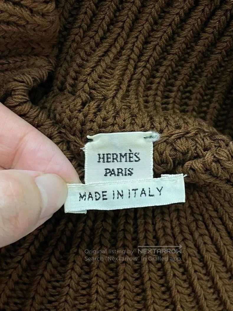 Hermes Hermes Brown Turtleneck Chunky Sweater. Size US M / EU 48-50 / 2 - 3 Thumbnail