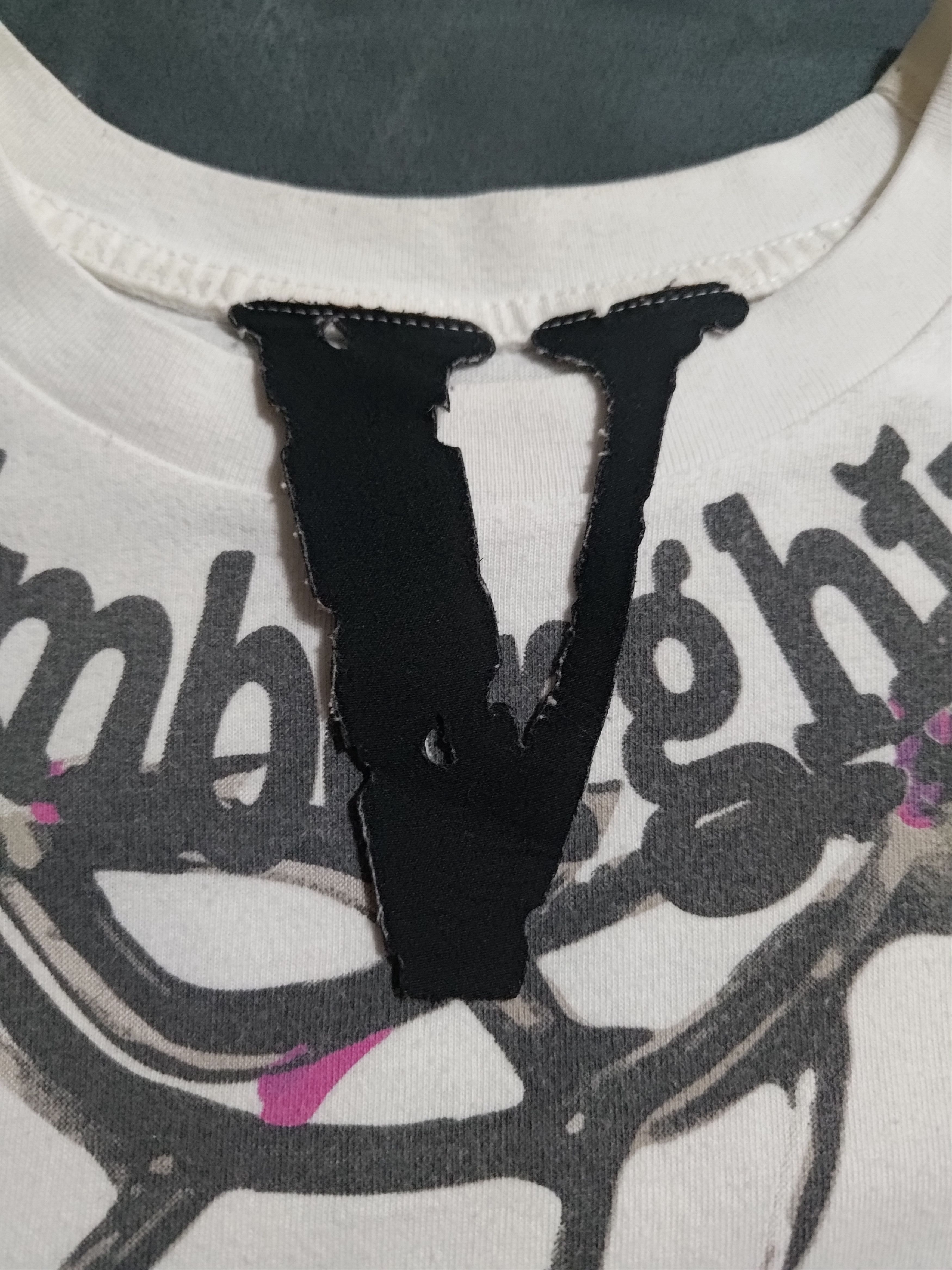 Vlone Vlone "Yams Day Yamborghini Jesus" white tee Size US L / EU 52-54 / 3 - 3 Thumbnail