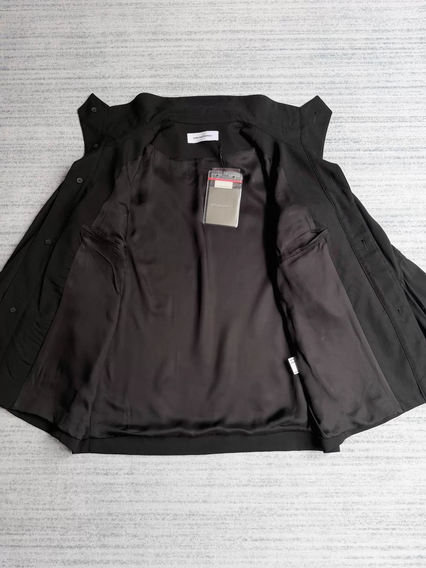Kiko Kostadinov Kiko Kostadinov Men's Ohne K-Dart Jacket Black 46 Size US S / EU 44-46 / 1 - 4 Thumbnail