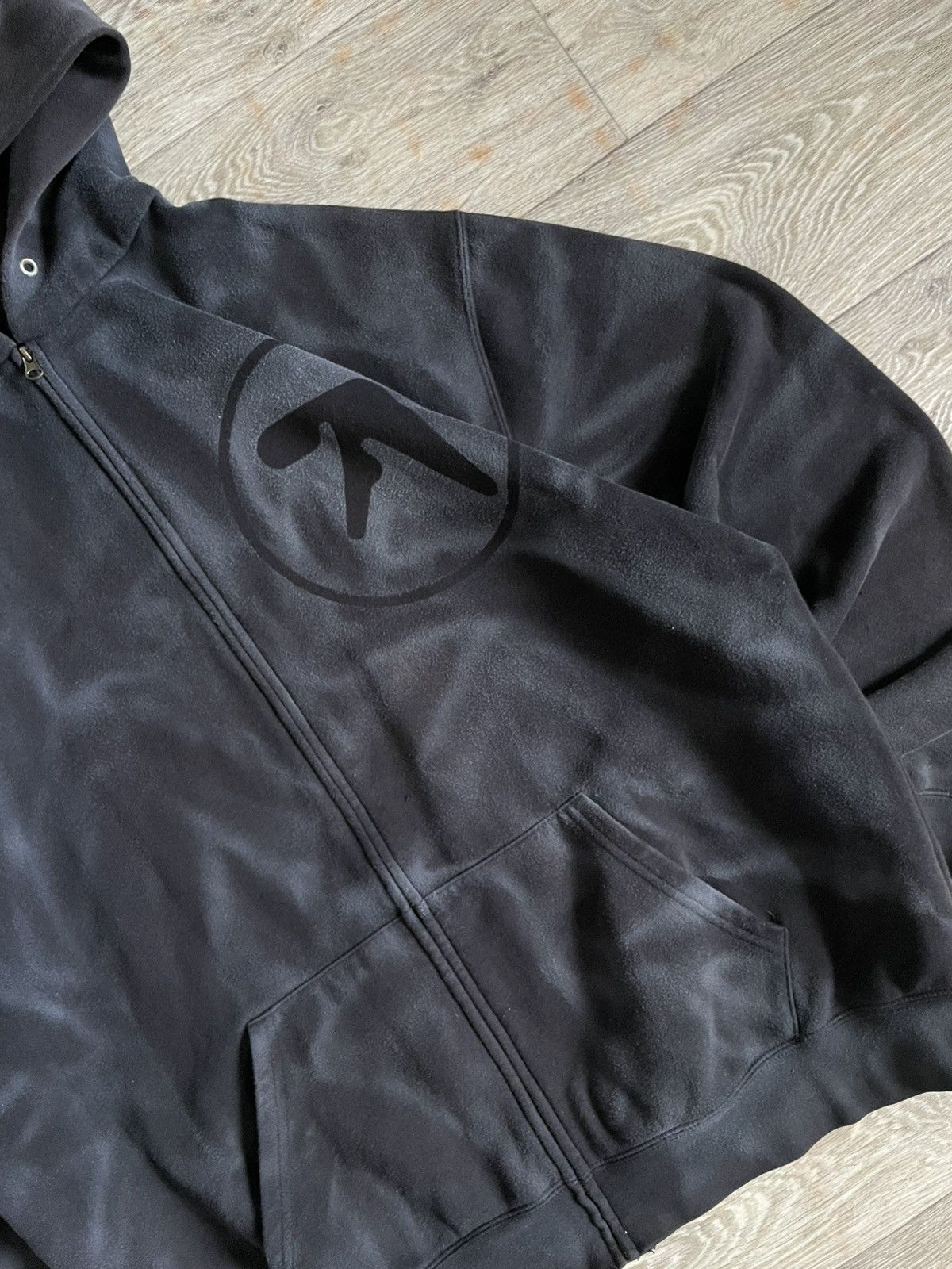 Japanese Brand Aphex Twin Logo Zip Up Hoodie Size US L / EU 52-54 / 3 - 4 Thumbnail