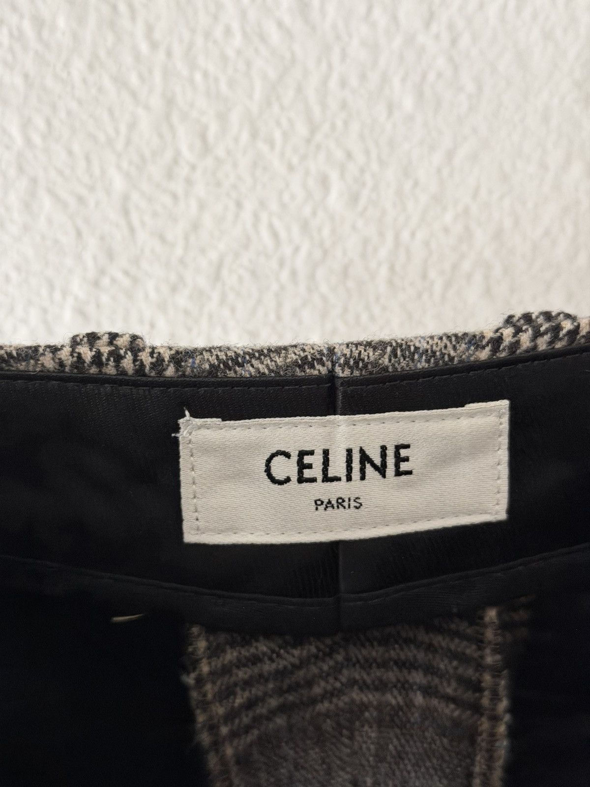 Celine Prince Of Wales Plaid Flared Wool Pants 48 Size US 32 / EU 48 - 6 Thumbnail