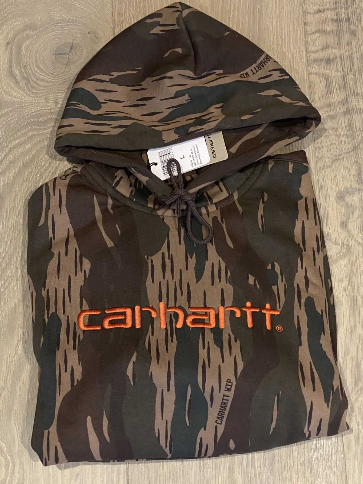 Carhartt × Carhartt Wip Carhartt WIP Hooded Carhartt Sweat - Camo Unite/Copperton Size US L / EU 52-54 / 3 - 1 Thumbnail