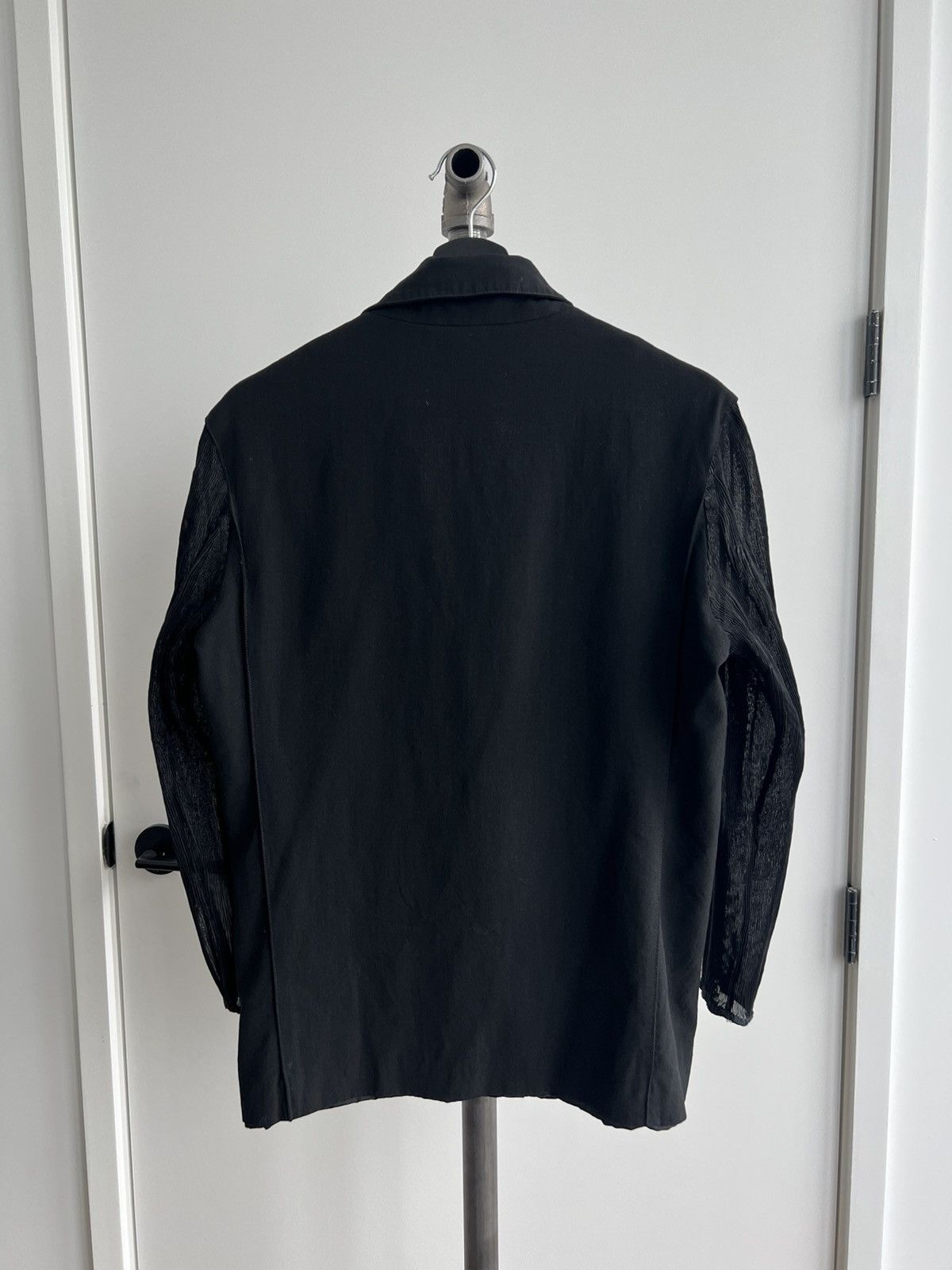 Ann Demeulemeester SS89 Sheer-Sleeve 3-Button Jacket Size XS / US 0-2 / IT 36-38 - 5 Thumbnail
