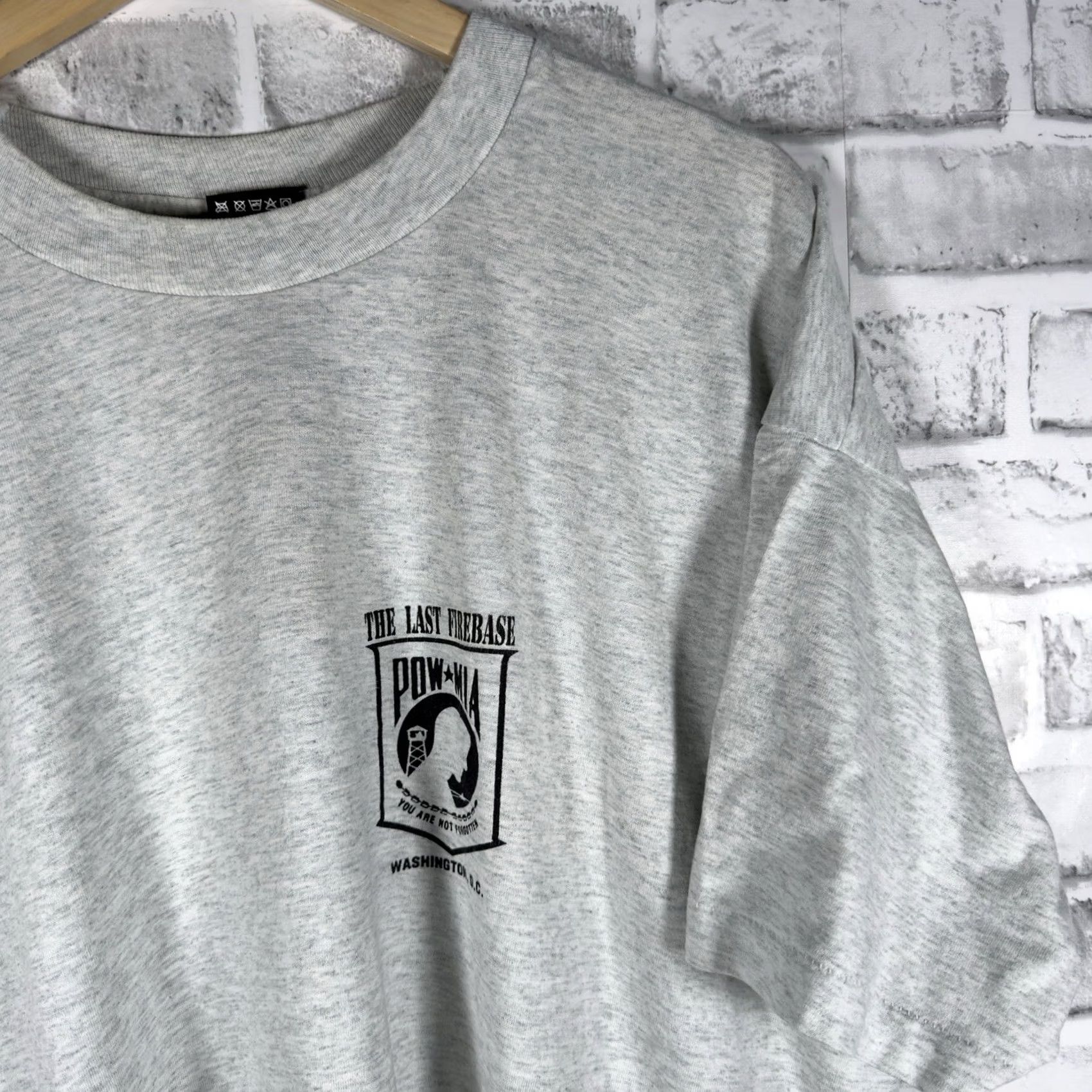 Fruit Of The Loom VINTAGE Fruit Of The Loom The Wall Tee XXL Gray Graphic SINGLE STITCH USA VTG POW Mens Size US XXL / EU 58 / 5 - 3 Thumbnail