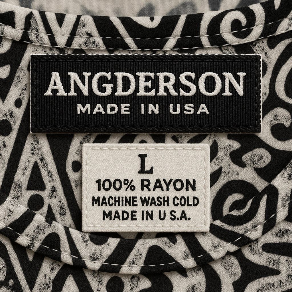 Other Angderson (L) Short Sleeve Shirt & Bermuda Shorts 100% Rayon Size US L / EU 52-54 / 3 - 2 Thumbnail
