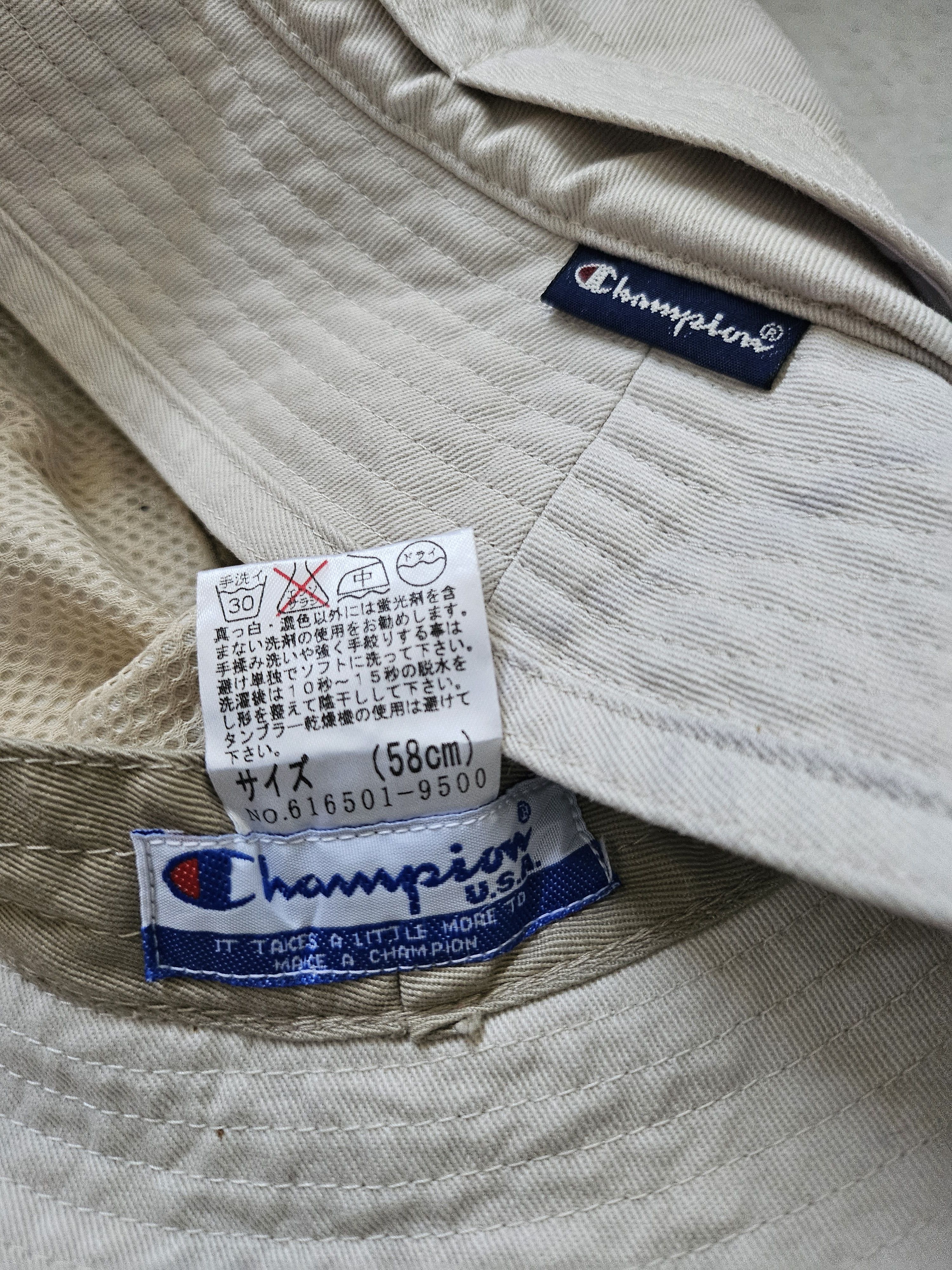 Champion Cream Bucket Hat Size ONE SIZE - 4 Thumbnail