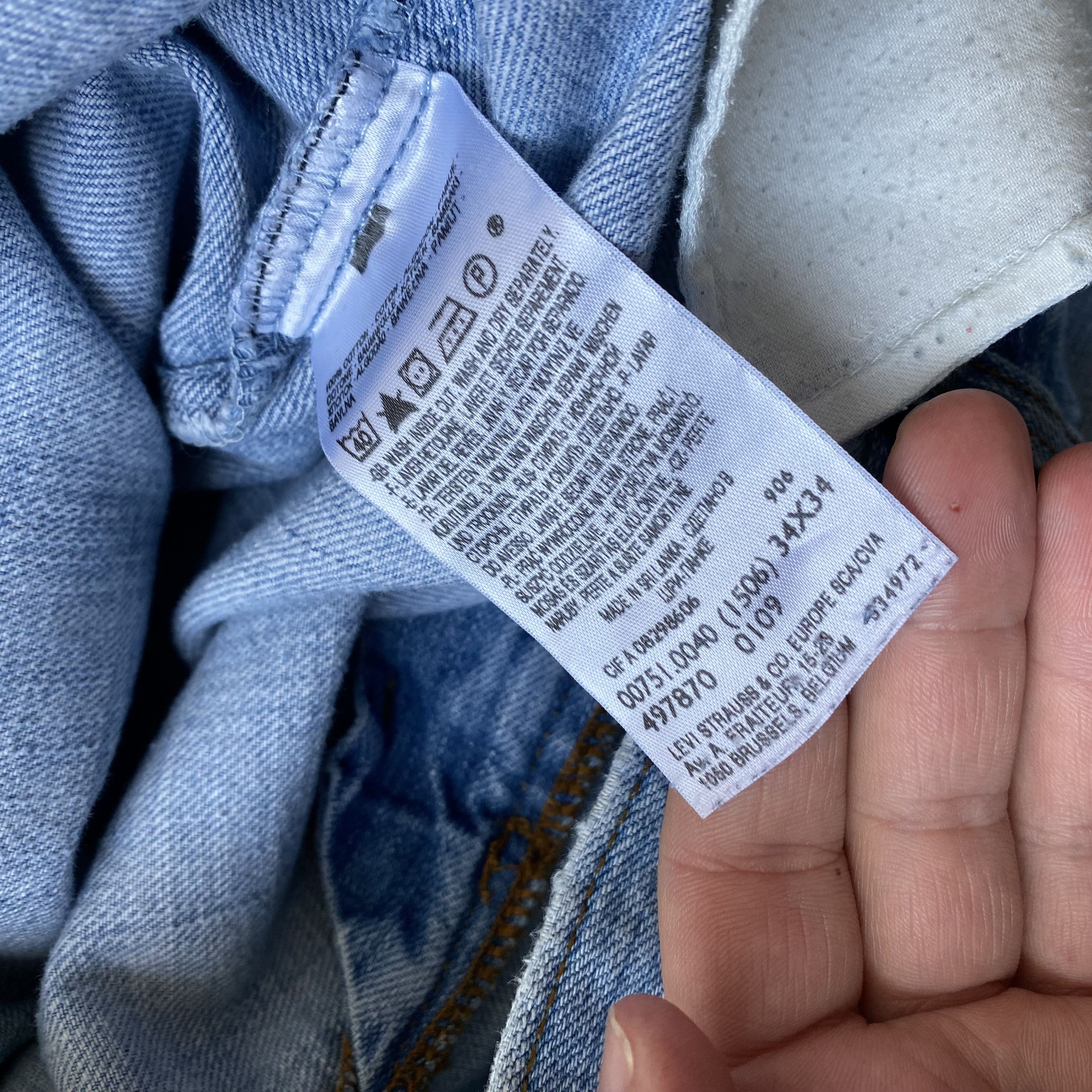 Levi's Vintage 90s Levi's 751 Washed Blue Denim Jeans 32x34 Y2K Usa Size US 32 / EU 48 - 9 Thumbnail