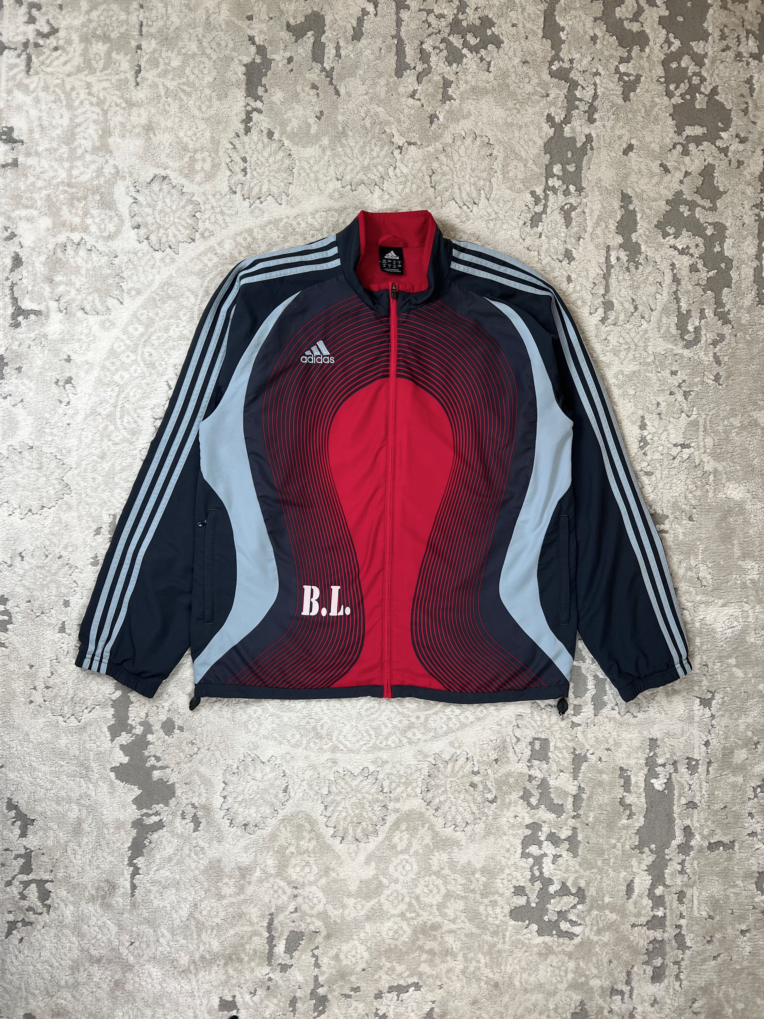 Adidas Adidas Y2K Soccer Training Track Jacket B.L. Color Block Size US XL / EU 56 / 4 - 1 Thumbnail