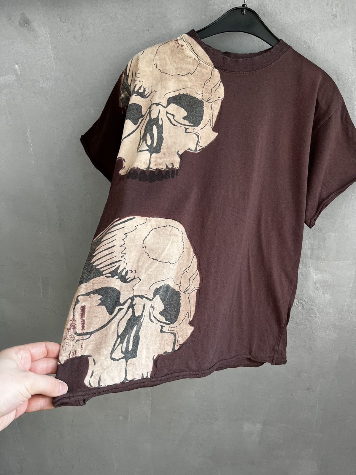 Vintage Buddhist Punk brown skull t shirt Size US M / EU 48-50 / 2 - 10 Thumbnail