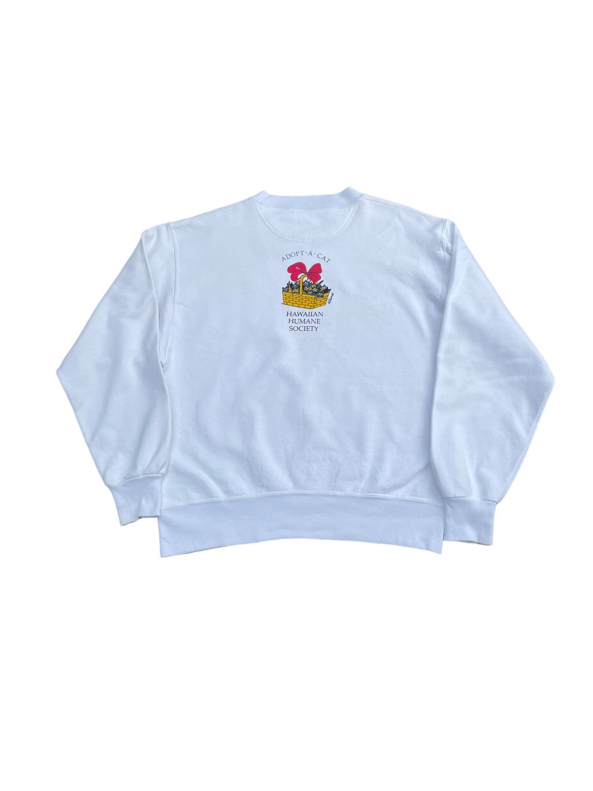 Vintage Vintage Crazy Shirt Adopt A Cat Crewneck Size US S / EU 44-46 / 1 - 5 Thumbnail