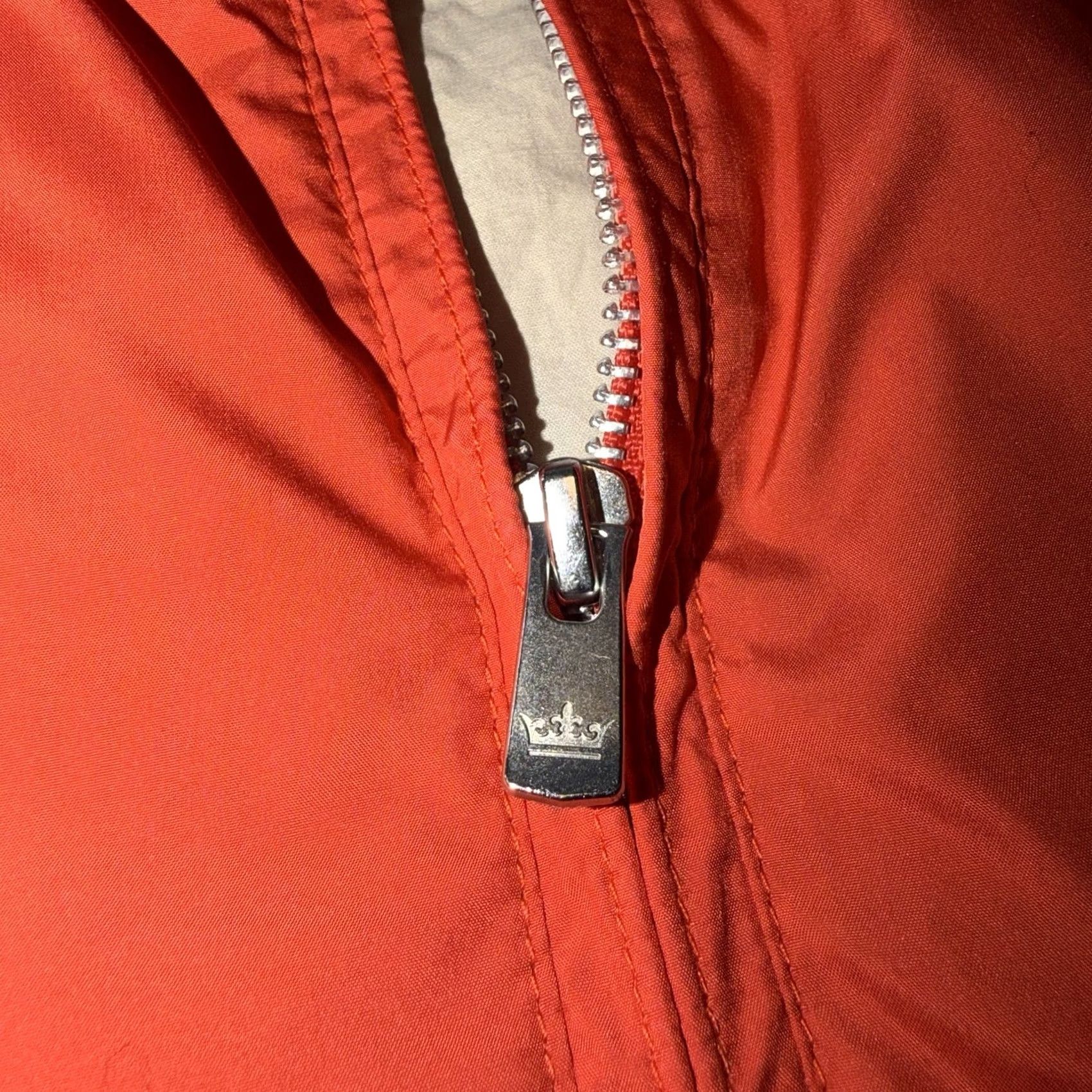 Peter Millar VINTAGE Peter Millar Bomber Jacket Orange Classic Size Large Men's Golf Preppy 90s Style Short Sleeve? Size US L / EU 52-54 / 3 - 2 Thumbnail