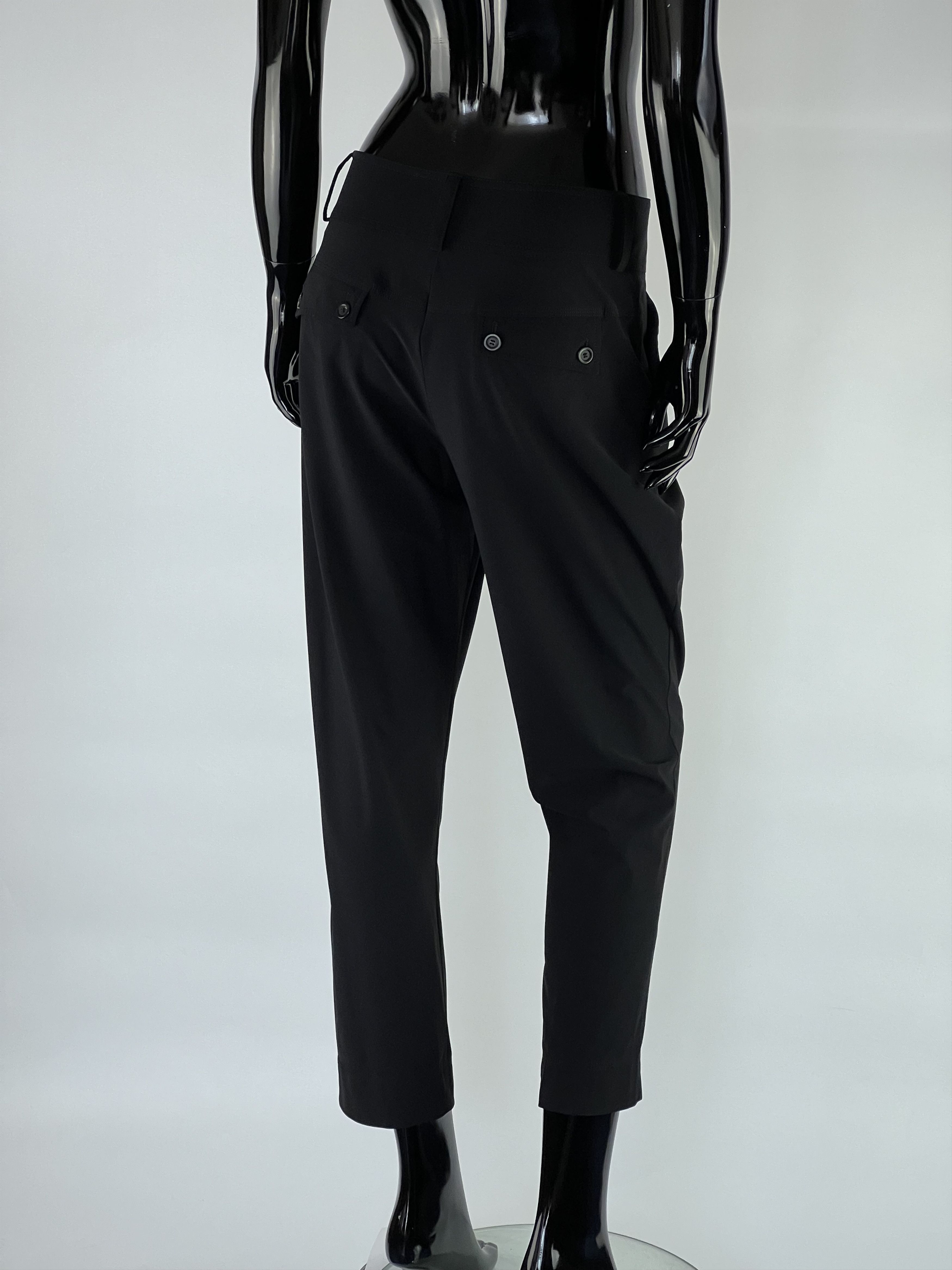 Marithe + Francois Girbaud Marithe + Francois Girbaud Black Pants Women's Size IT42 Size 28" / US 6 / IT 42 - 3 Thumbnail