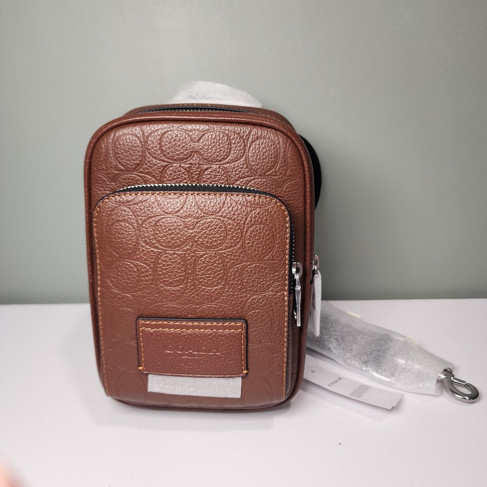 Coach NWT Coach CDC45 Racer Sling Bag Crossbody Vintage Brown Size ONE SIZE - 1 Thumbnail