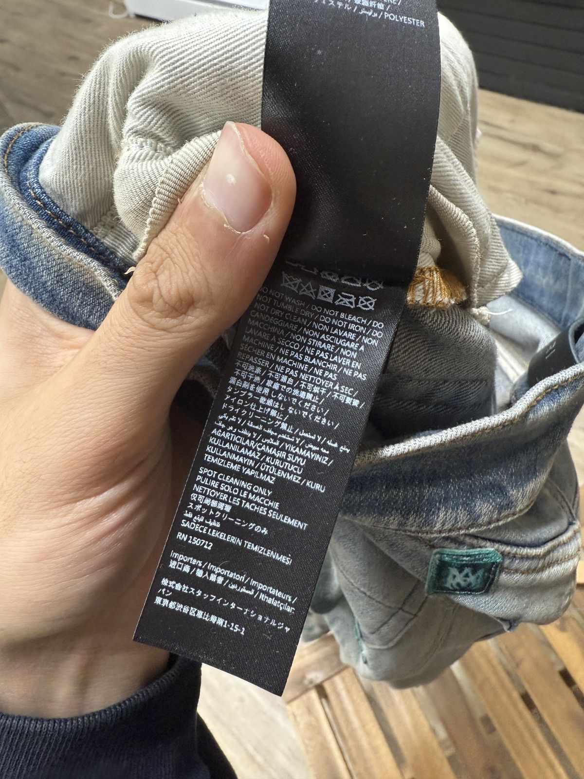 Amiri Amiri DIce Skinny Jeans Size US 29 - 14 Thumbnail
