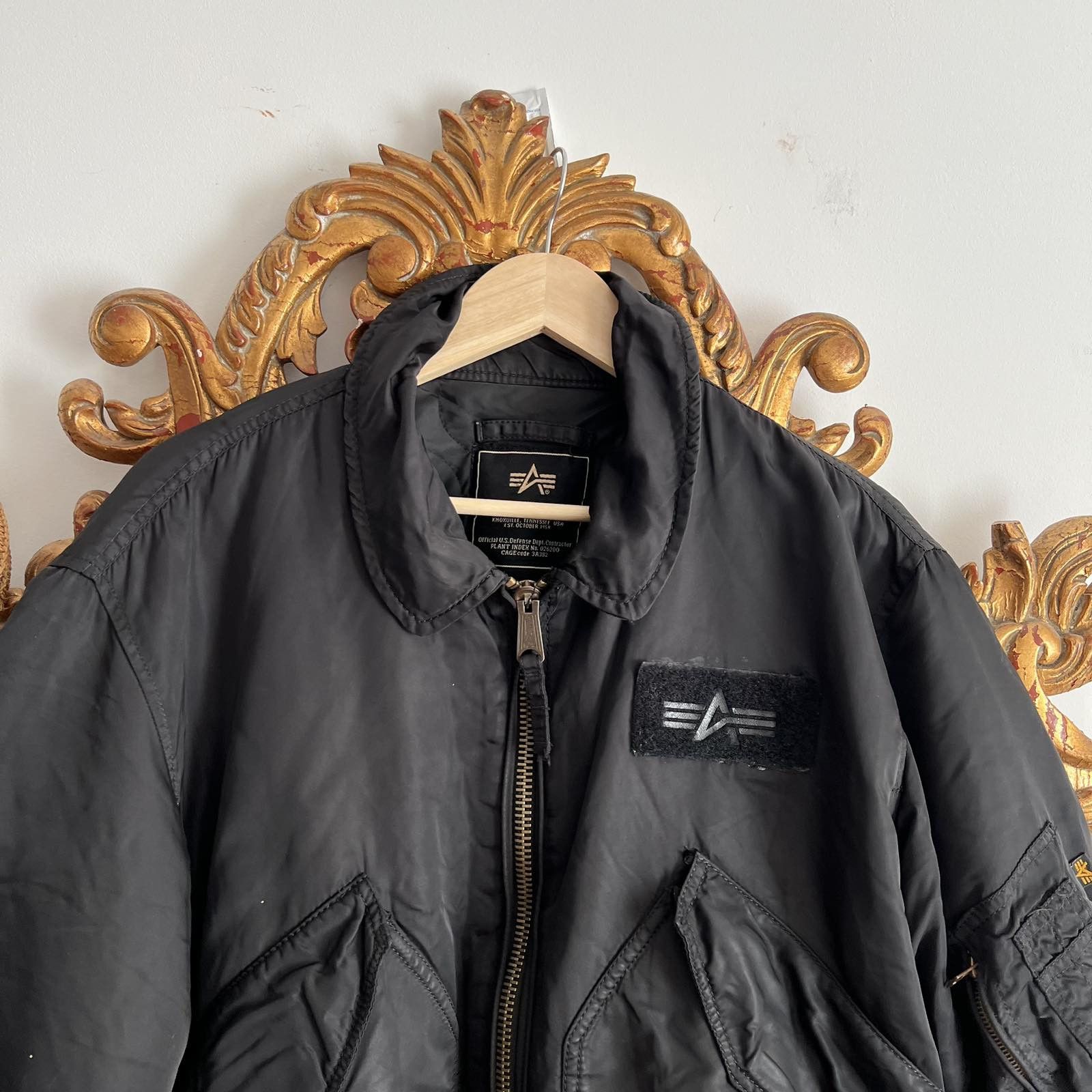Alpha Industries × Vintage Vintage Alpha Industries MA-1 Flyer's Bomber Jacket Sz L Size US L / EU 52-54 / 3 - 3 Thumbnail