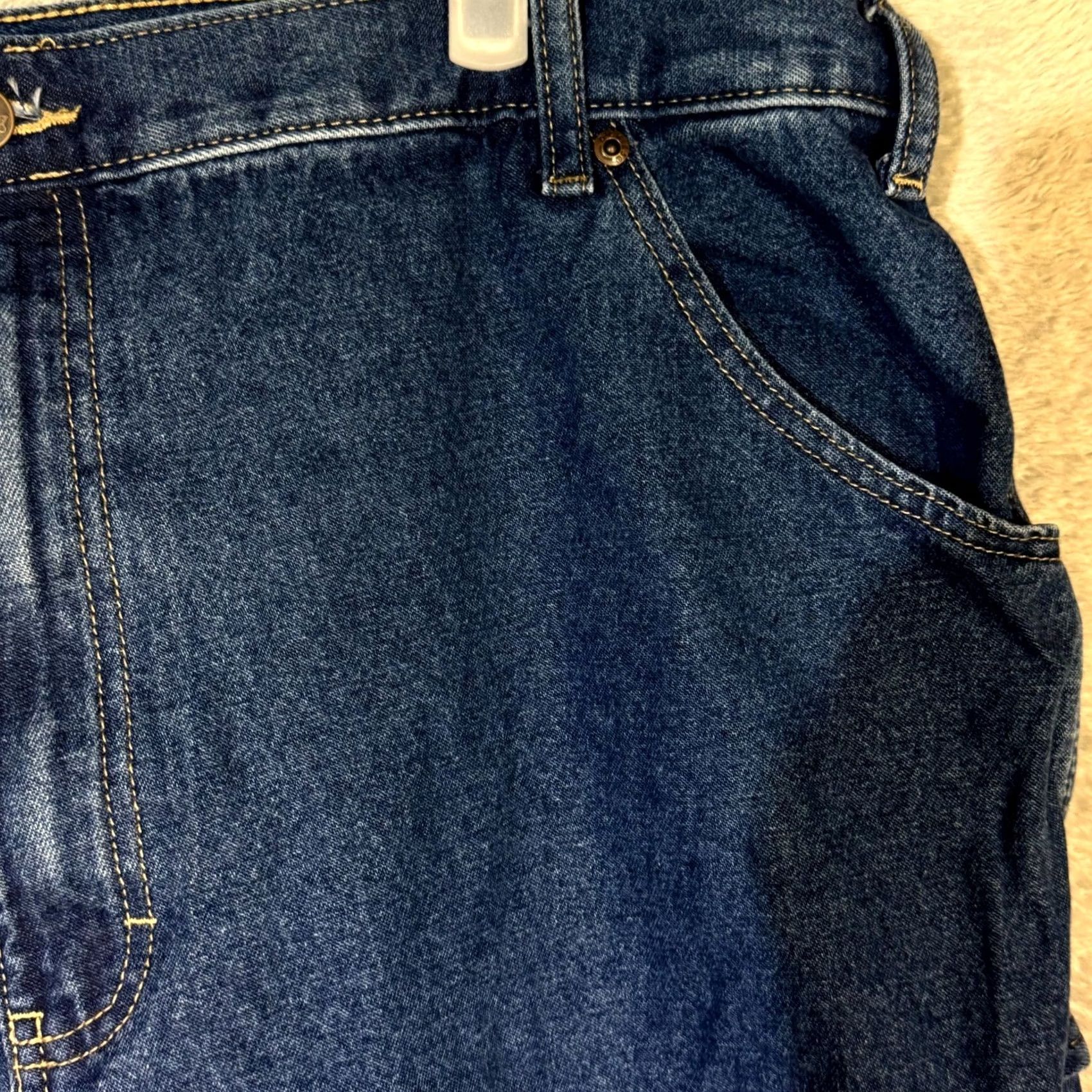 Dickies Dickies Carpenter Jeans Blue Denim Relaxed Fit Straight Leg 42x32 Mens Size US 42 / EU 58 - 4 Thumbnail