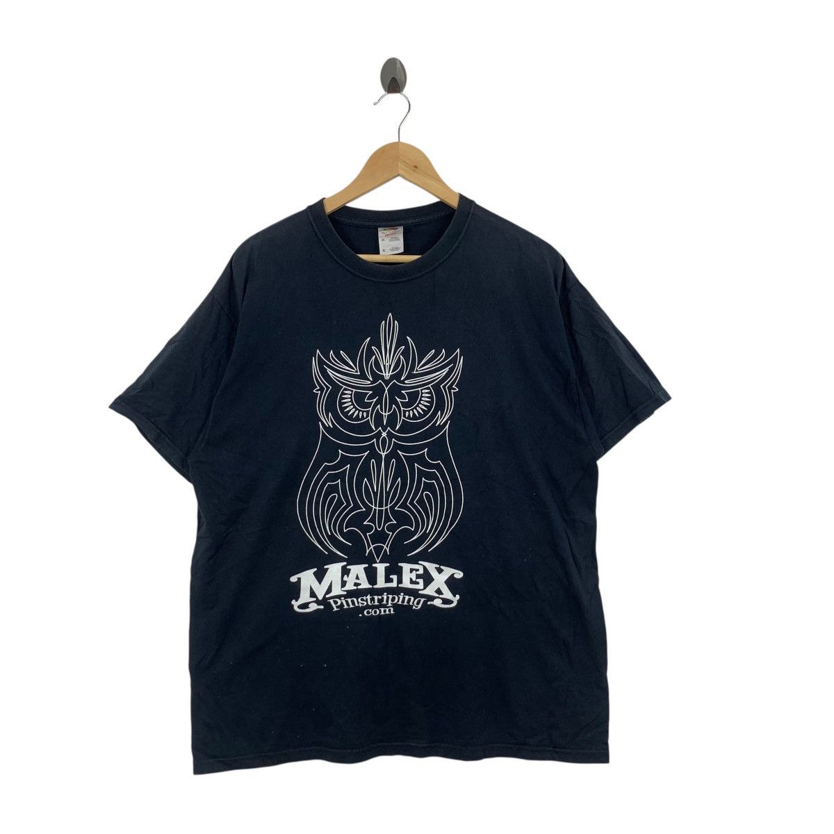 Vintage Vintage MALEX PINSTRIPING Owl Graphic Tee Shirt Top Size US XL / EU 56 / 4 - 3 Thumbnail