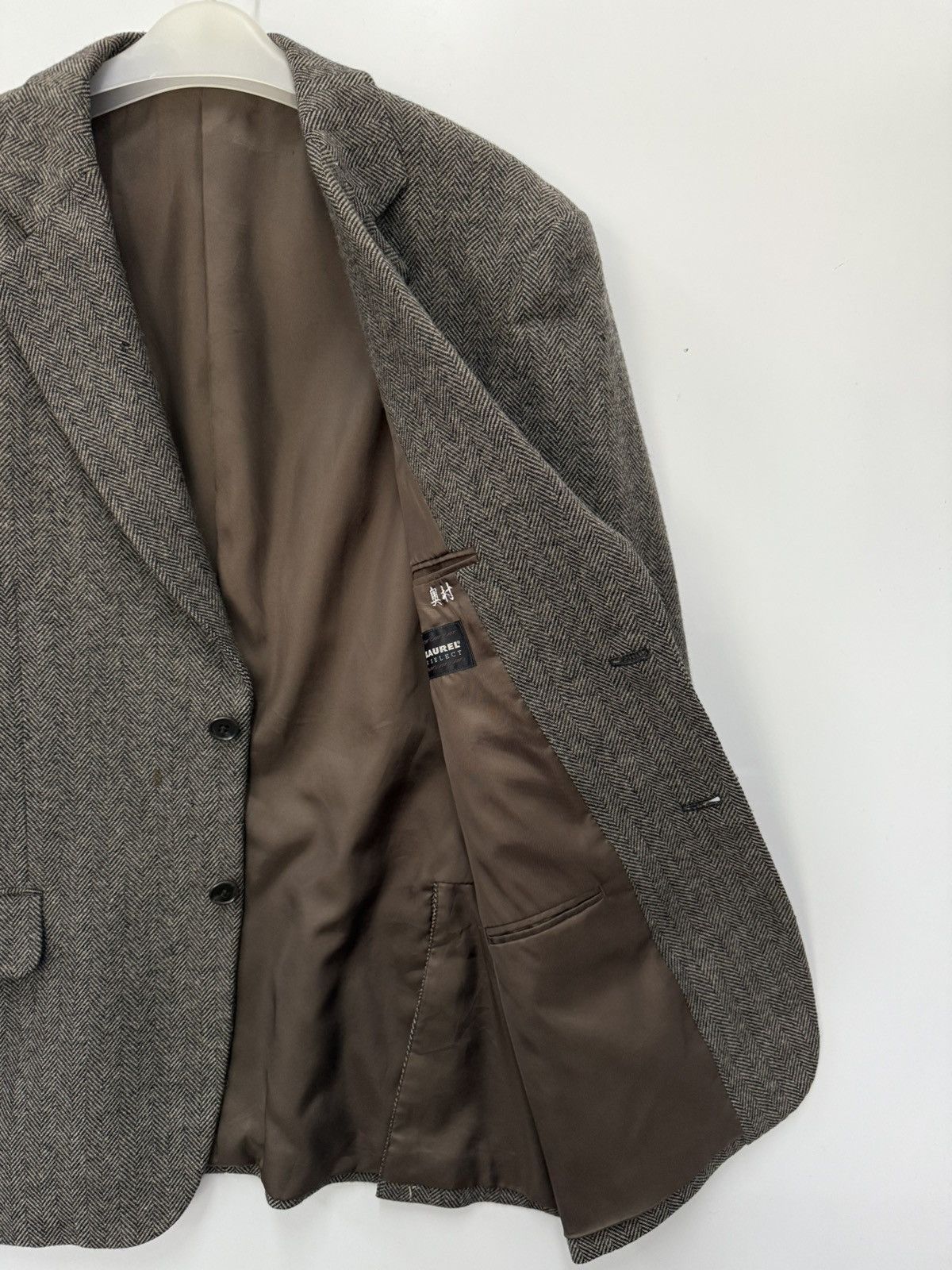 Japanese Brand 🔥 MAXLAUREL JAPAN HERRINGBONE BLAZER JACKET Size US S / EU 44-46 / 1 - 4 Thumbnail