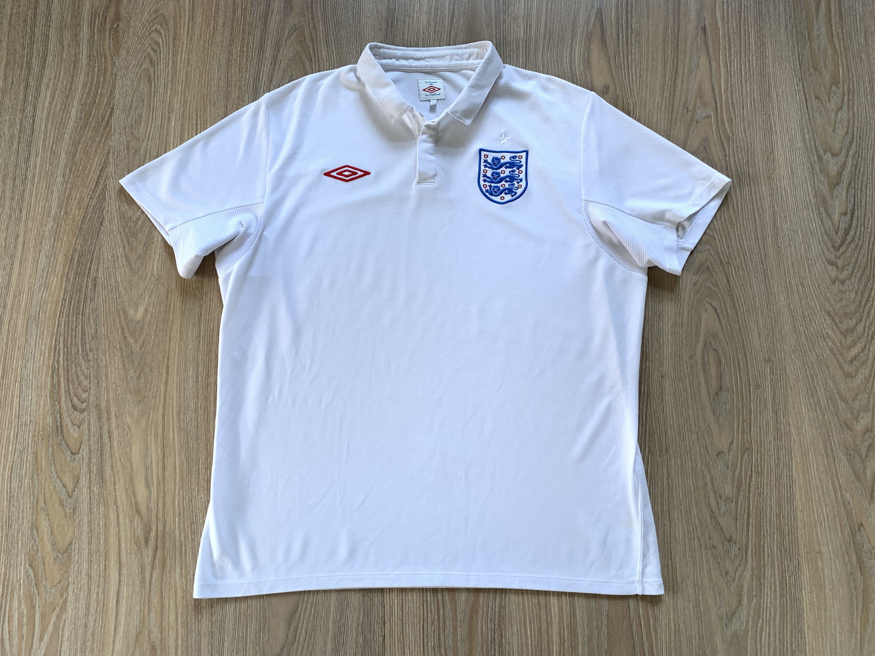 Umbro × Vintage Umbro England Training Polo T Shirt Size US S / EU 44-46 / 1 - 2 Thumbnail