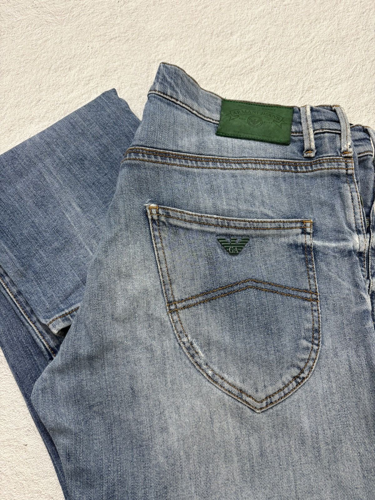 Giorgio Armani 2000s armani exchange japan bootcut wash denim y2k style Size US 34 / EU 50 - 2 Thumbnail