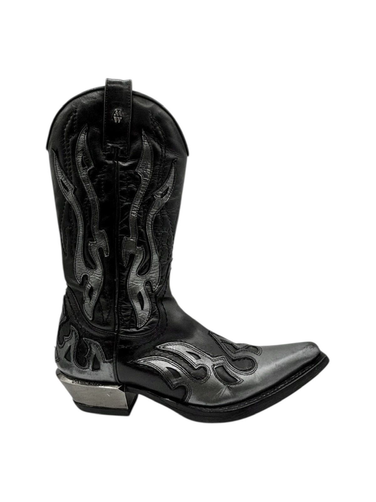 New Rock Vintage New Rock grey flame cowboy boots Size 41 Size US 11 / IT 41 - 6 Thumbnail