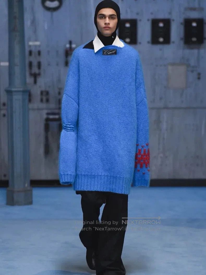 Raf Simons Raf Simons 2022 Knit Sweater in Pink. Size US XL / EU 56 / 4 - 5 Thumbnail