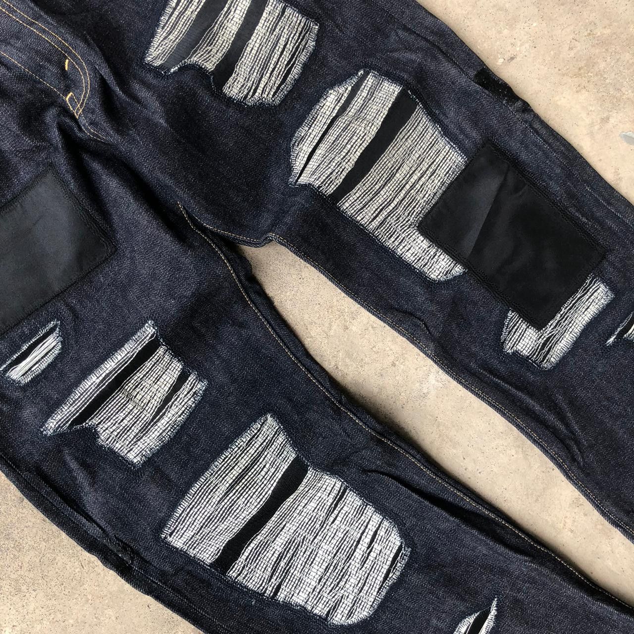 Junya Watanabe Junya Watanabe Sashiko Patchwork Denim Size US 29 - 2 Thumbnail