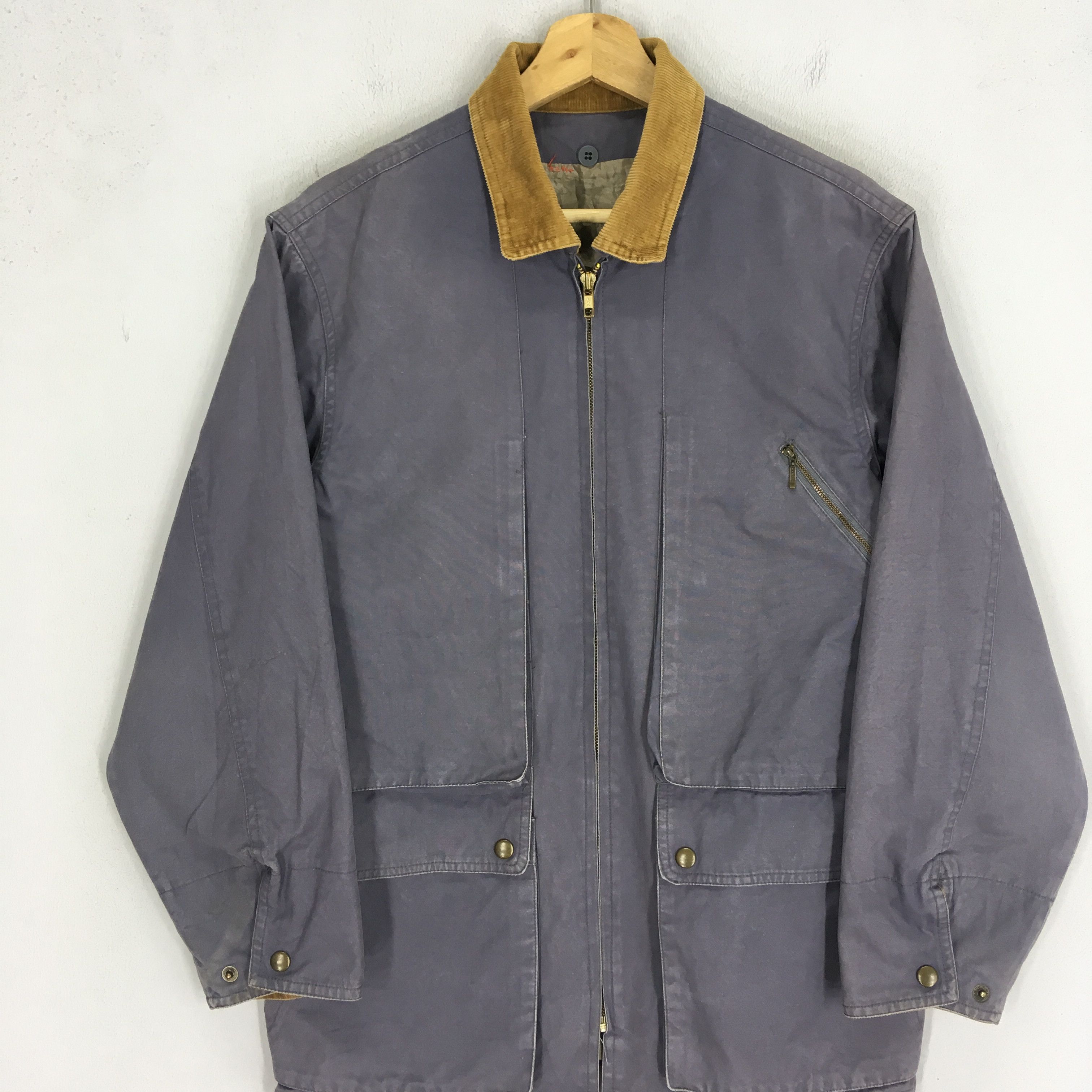 Vintage Vintage 90s Denim Faded Workers Jacket Size US M / EU 48-50 / 2 - 3 Thumbnail
