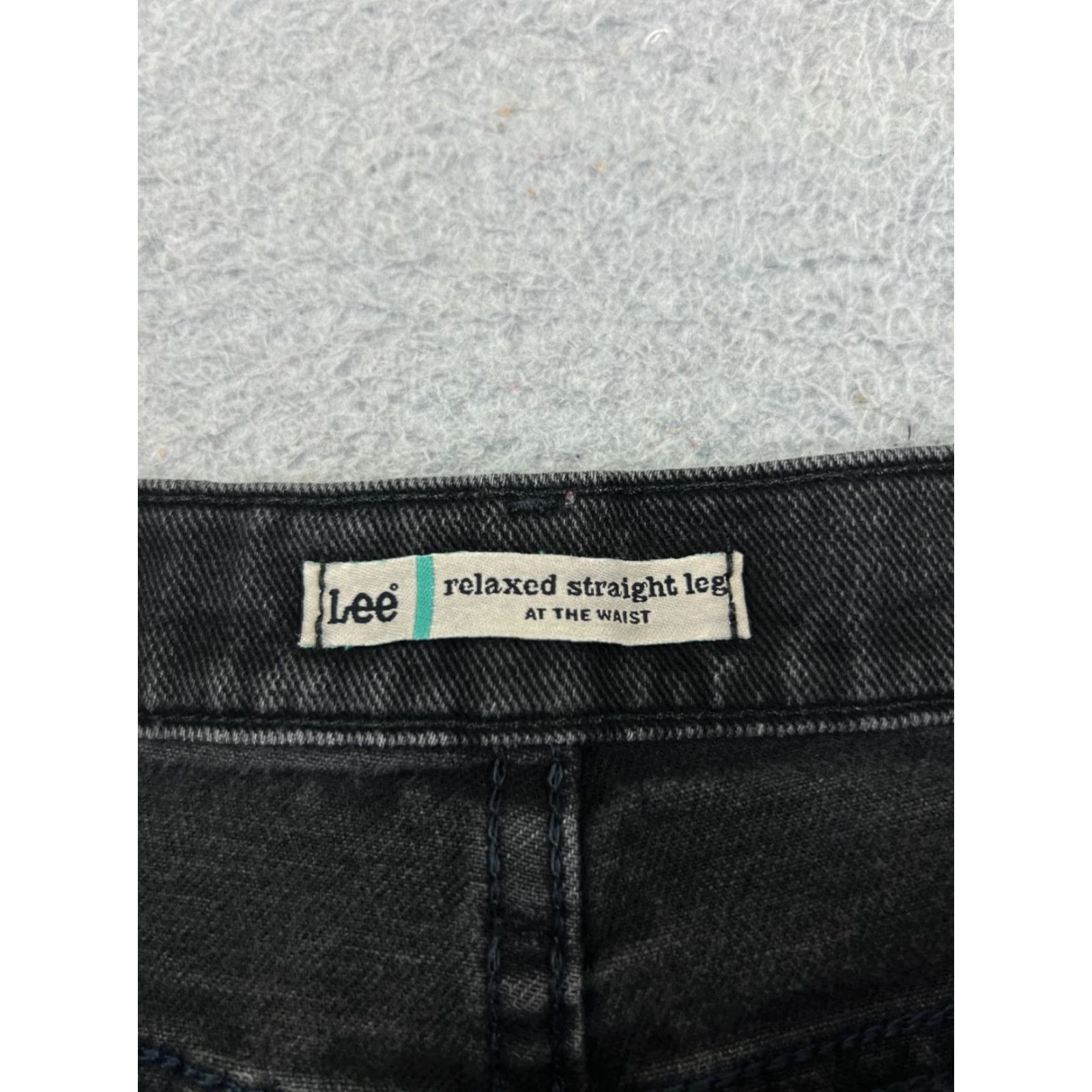 Lee Lee Shorts Women Black Denim Cut-Off Relaxed Mid Rise 26x1 Size 6 Womens Size 28" / US 6 / IT 42 - 7 Thumbnail