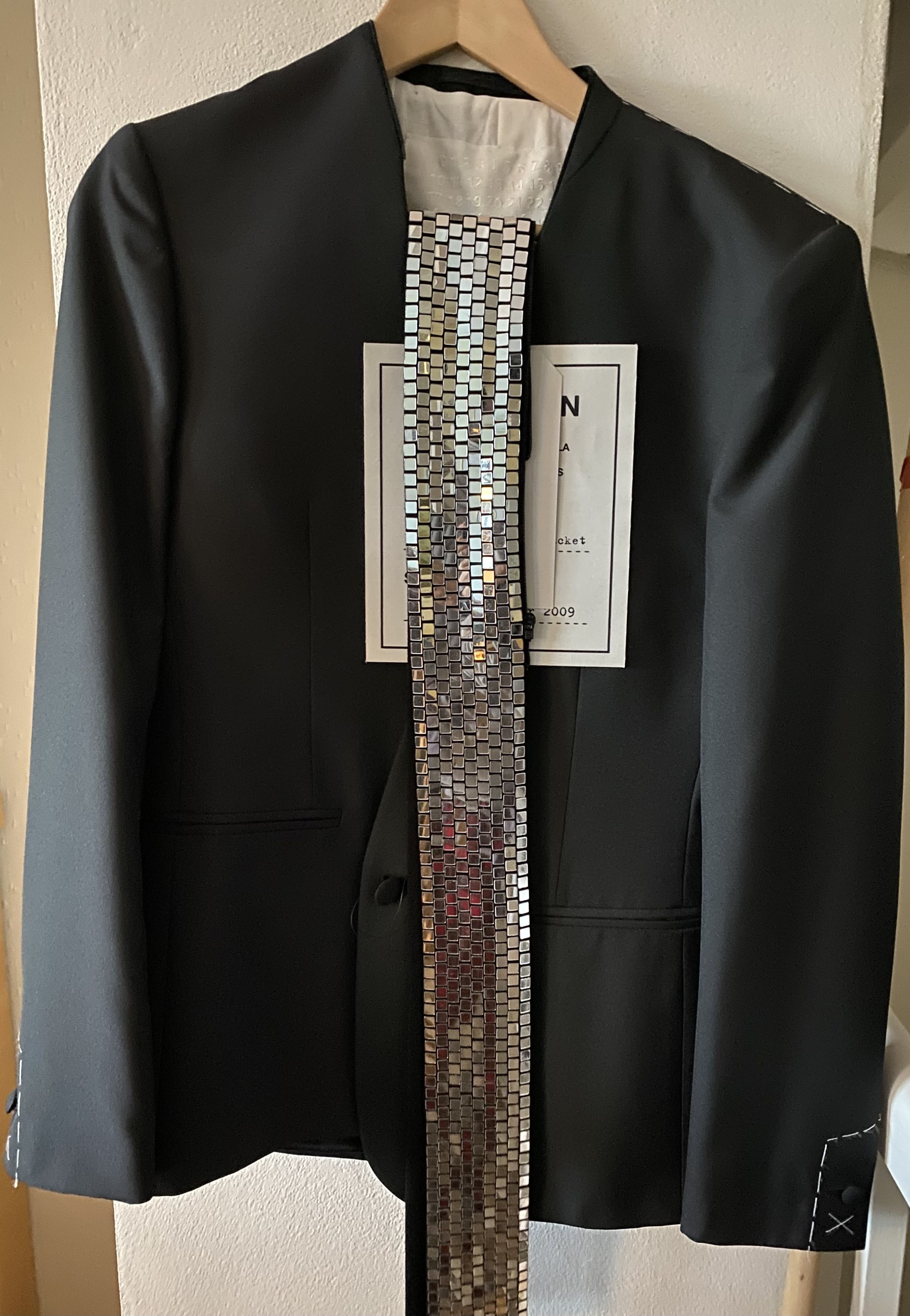 Maison Margiela Maison Margiela x HM Mirror ball tuxedo jacket Size 46S - 2 Thumbnail