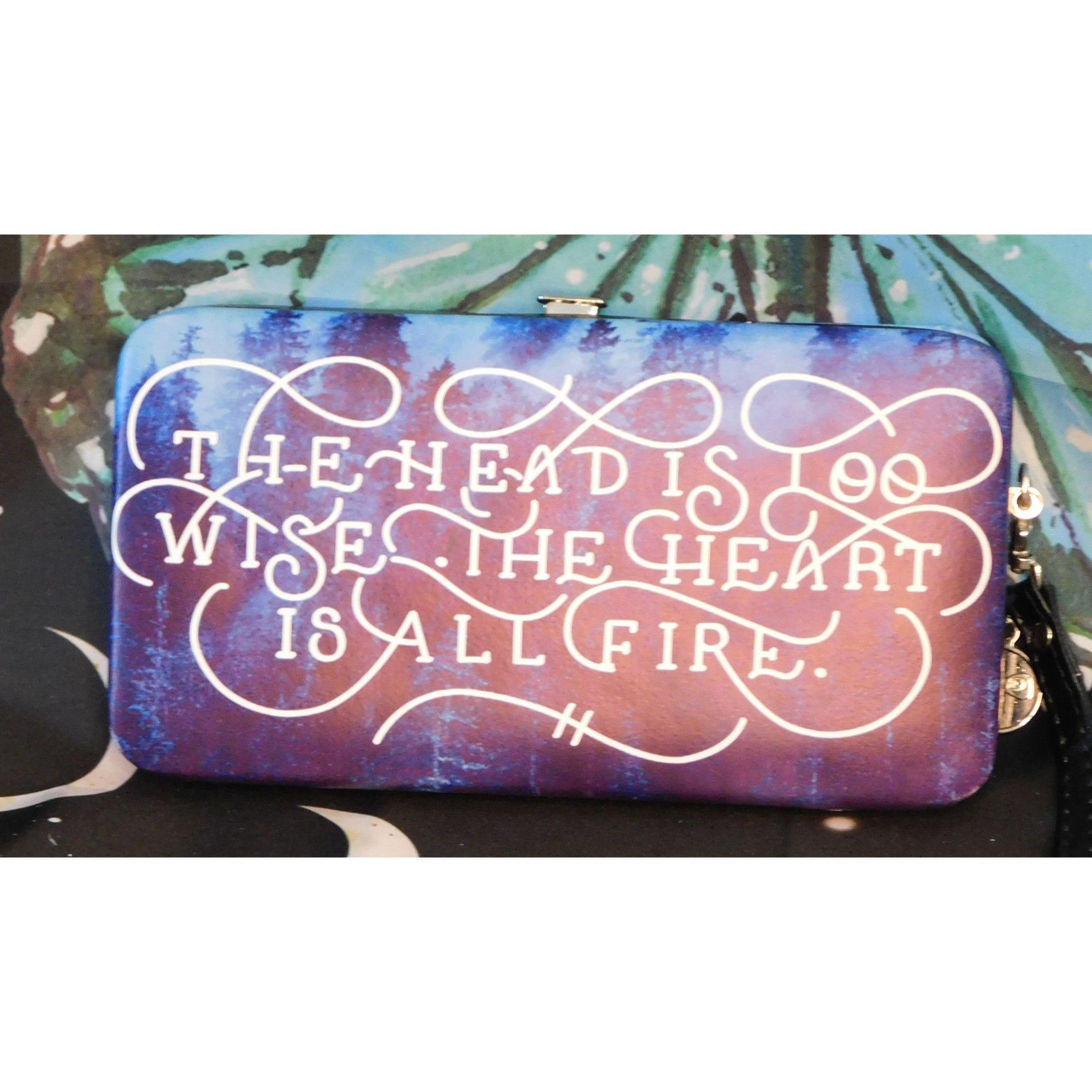 Other Owl Crate Exclusive Hinge Wallet The Raven King Quote Size ONE SIZE - 1 Thumbnail