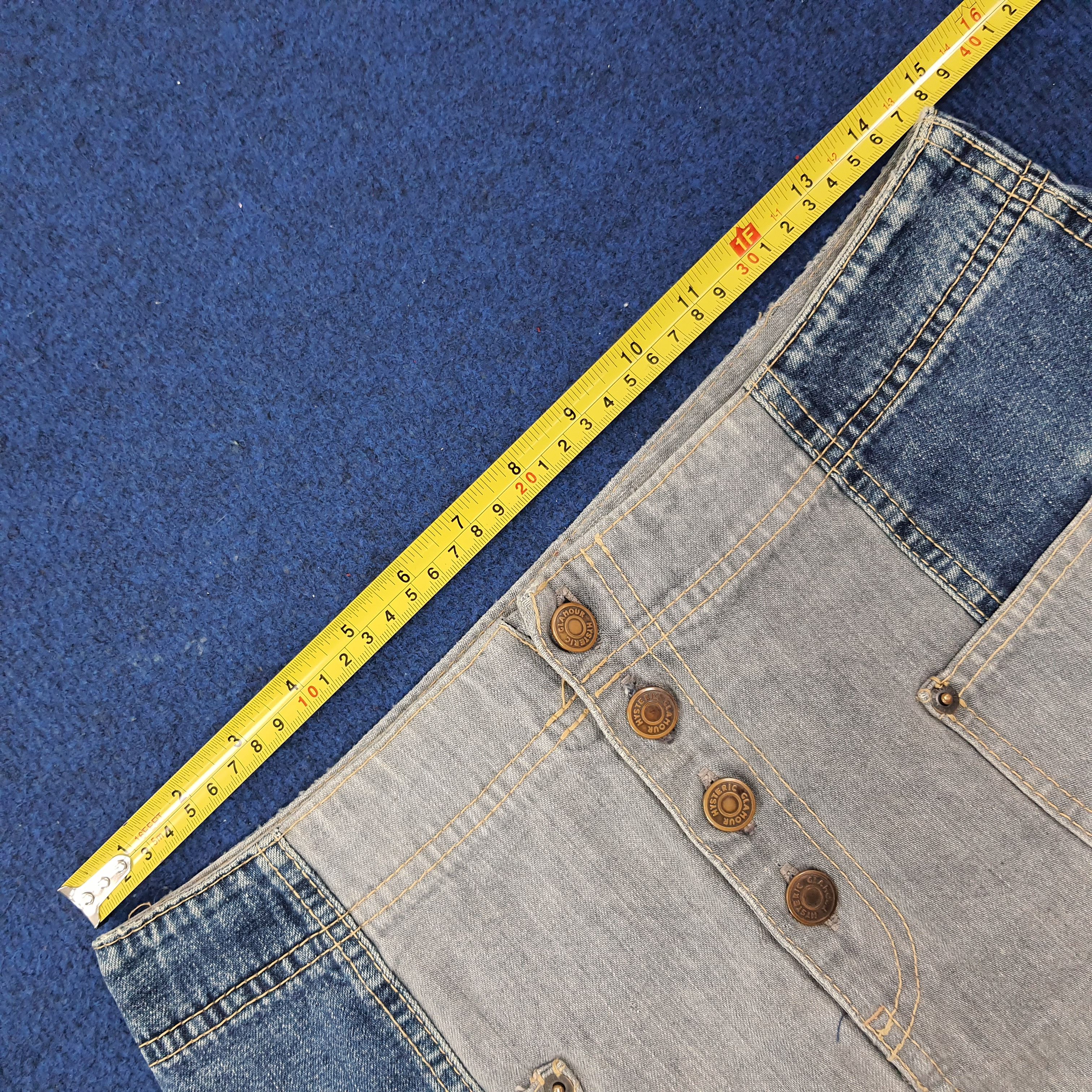 Hysteric Glamour Vintage Hysteric Glamour Japan Jeans Mini Skirt C235N1 Size 29" - 9 Thumbnail