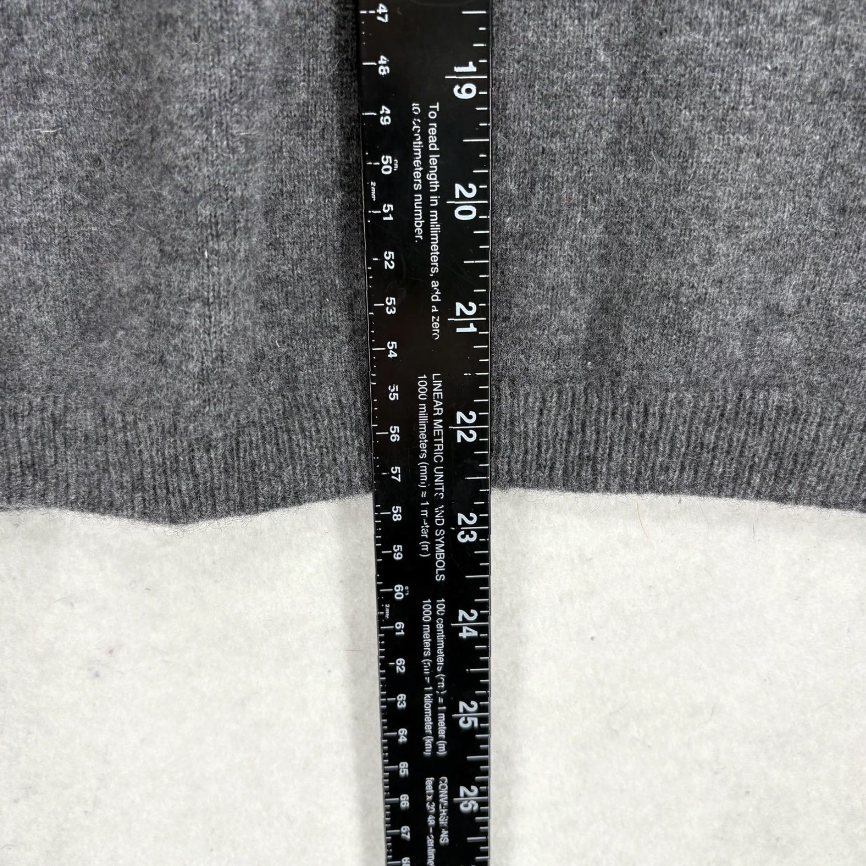 Vintage Prive Cashmere Sweater Womens Medium Gray 100% Cashmere Shawl Collar Pullover Regular Knit Wool? Size M / US 6-8 / IT 42-44 - 6 Thumbnail
