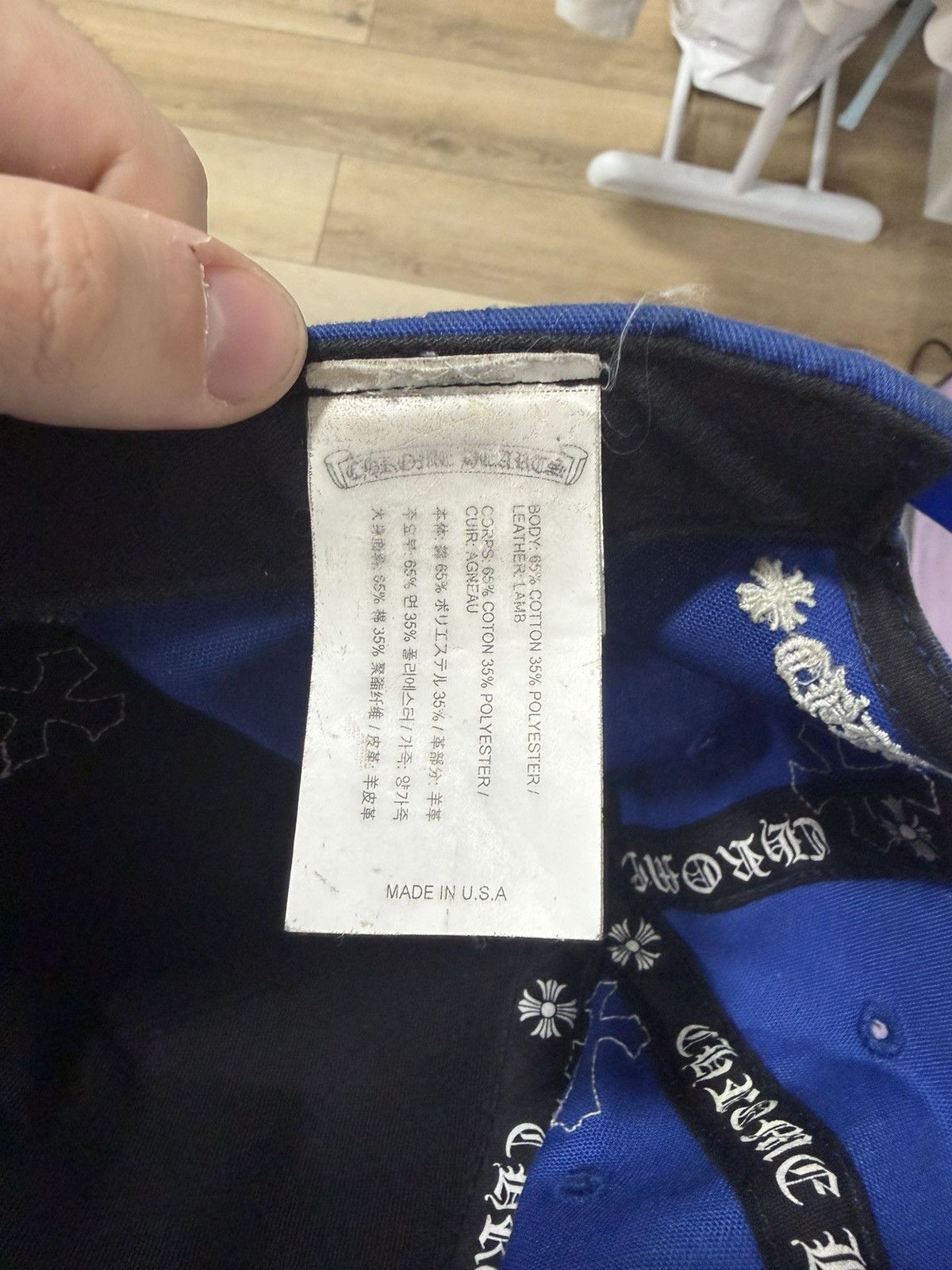 Chrome Hearts Chrome hearts blue/white multi patch hat Size ONE SIZE - 9 Thumbnail