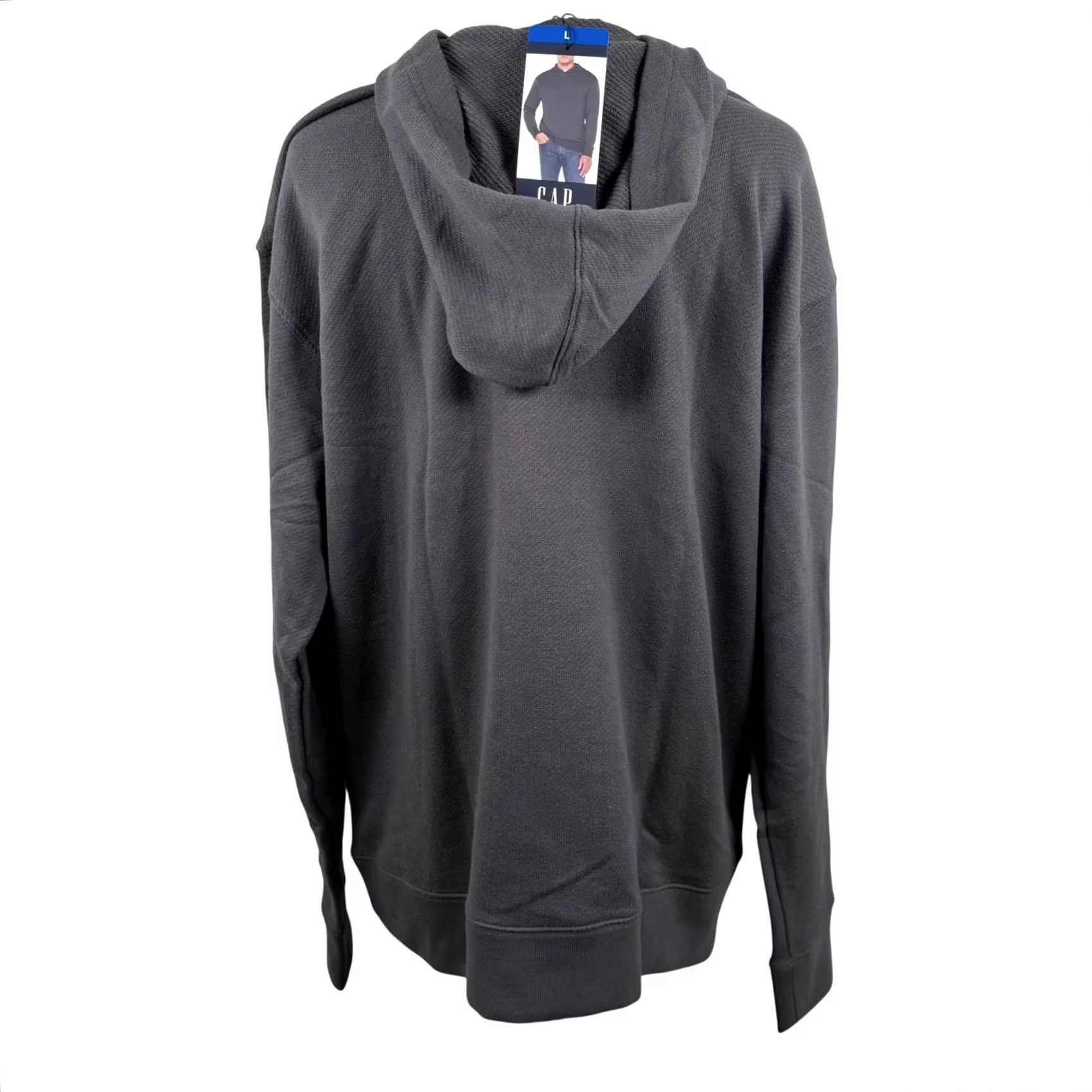 Gap Gap Hoodie Gray L Relaxed Knit Pullover Sweatshirt Men’s Size L NWT Size US L / EU 52-54 / 3 - 2 Thumbnail
