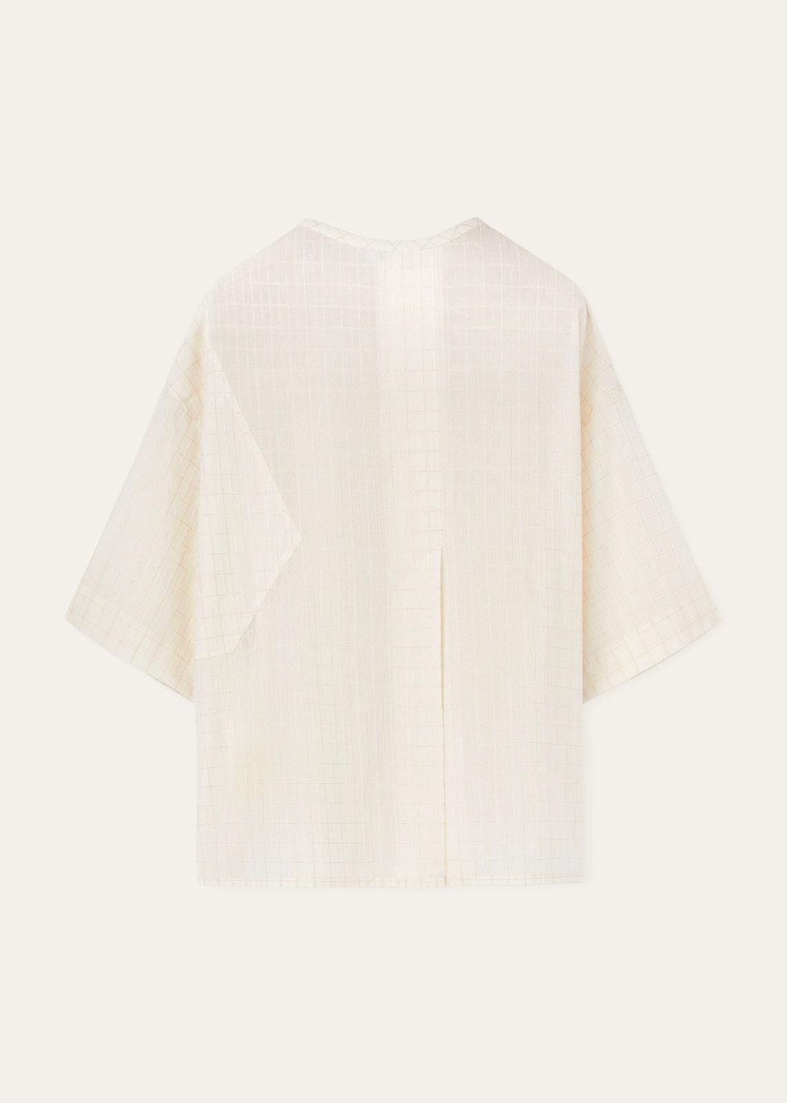Loro Piana o1srvl11e0725 FAO0398 Adriana Cotton Blend Shirt in White Size L / US 10 / IT 46 - 2 Thumbnail
