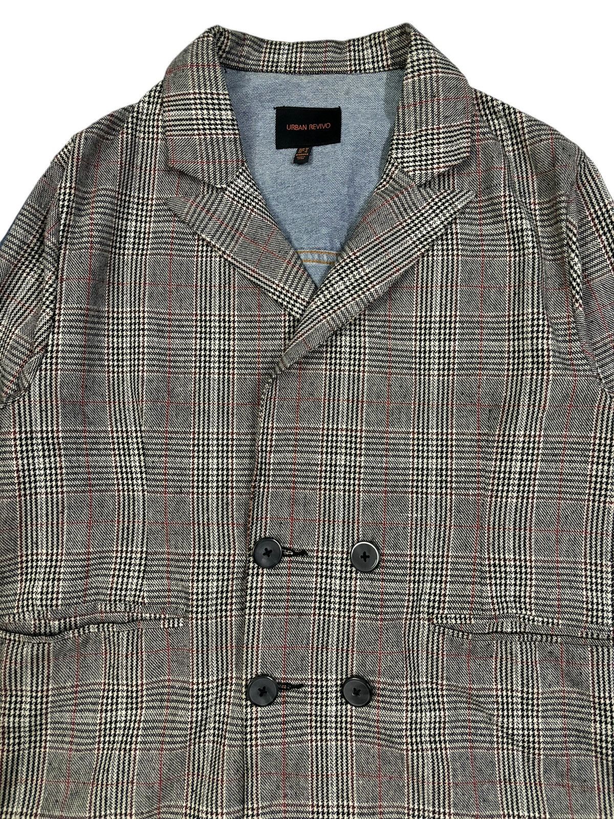 Japanese Brand Y2K Japanese Brand Hybrid Wool Blend-Denim Blazer Jacket Size US M / EU 48-50 / 2 - 5 Thumbnail