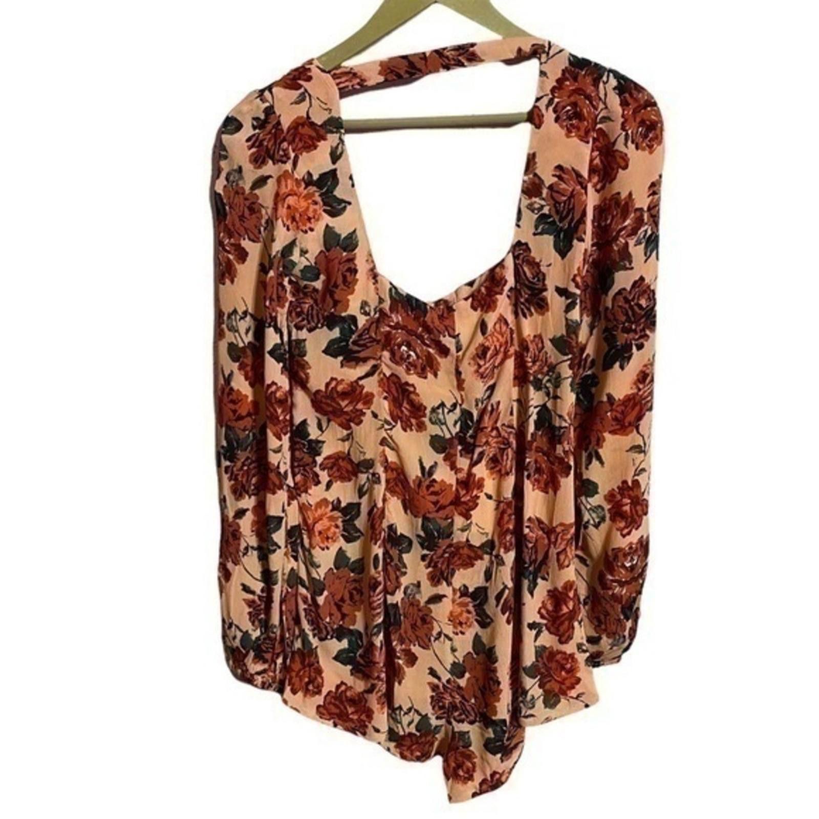 Designer Beach Riot Rose Floral Print Sailor Romper Sz XS Size 26" / US 2 / IT 38 - 4 Thumbnail