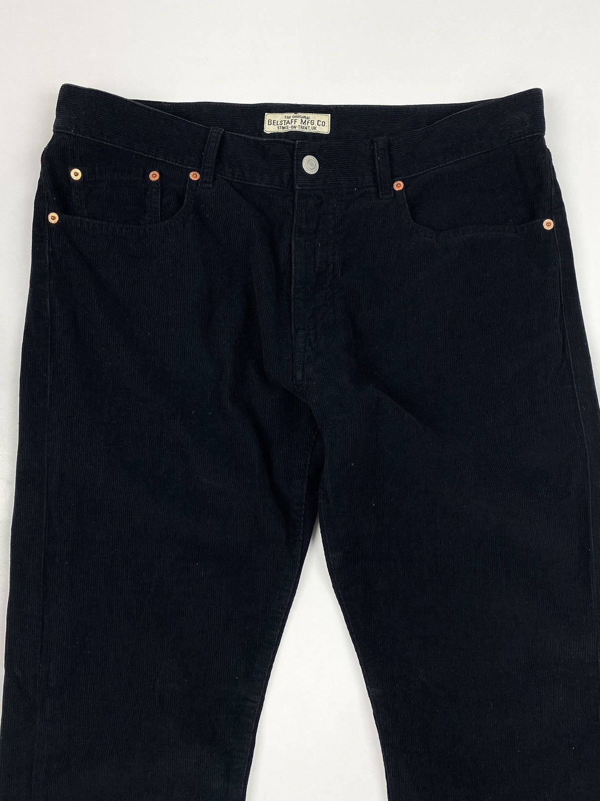 Belstaff Belstaff Corduroy Black Pants Size US 35 - 3 Thumbnail