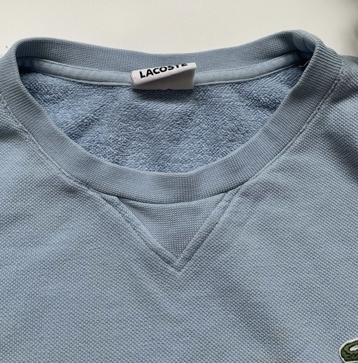 Lacoste Vintage Lacoste Waffle Sweater Size US XL / EU 56 / 4 - 2 Thumbnail