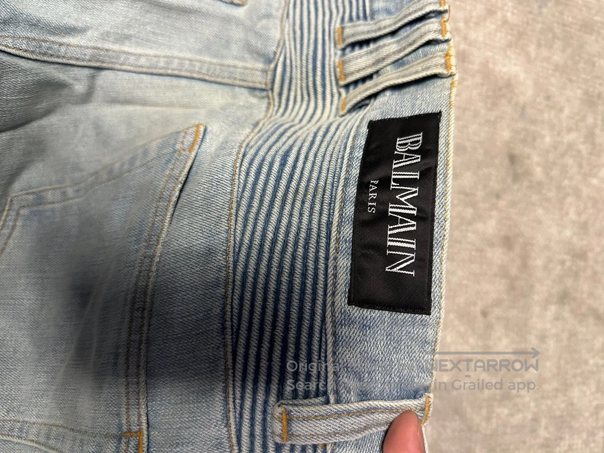 Balmain balmain denim pants for sale, size 30. Size US 30 / EU 46 - 3 Thumbnail