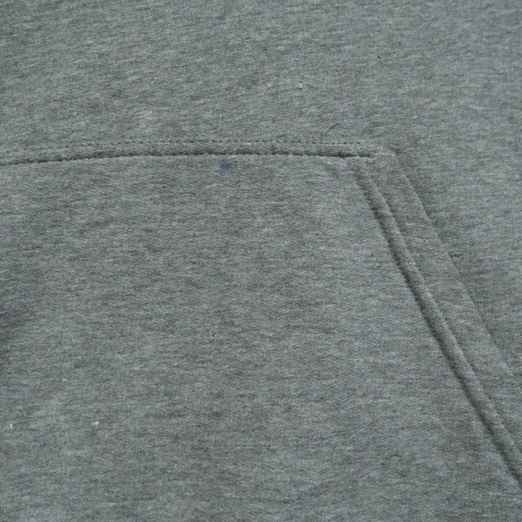 Nike VINTAGE Nike Hoodie XL Gray Pullover Distressed Mini Swoosh Y2K Mens Hooded Sweatshirt Size US XL / EU 56 / 4 - 6 Thumbnail