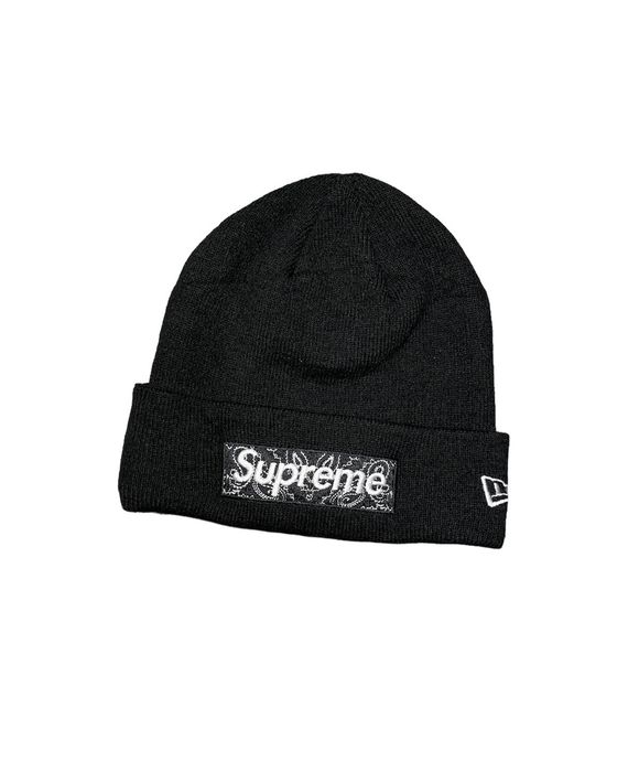 Supreme New Era Box Logo Beanie (FW19) Black