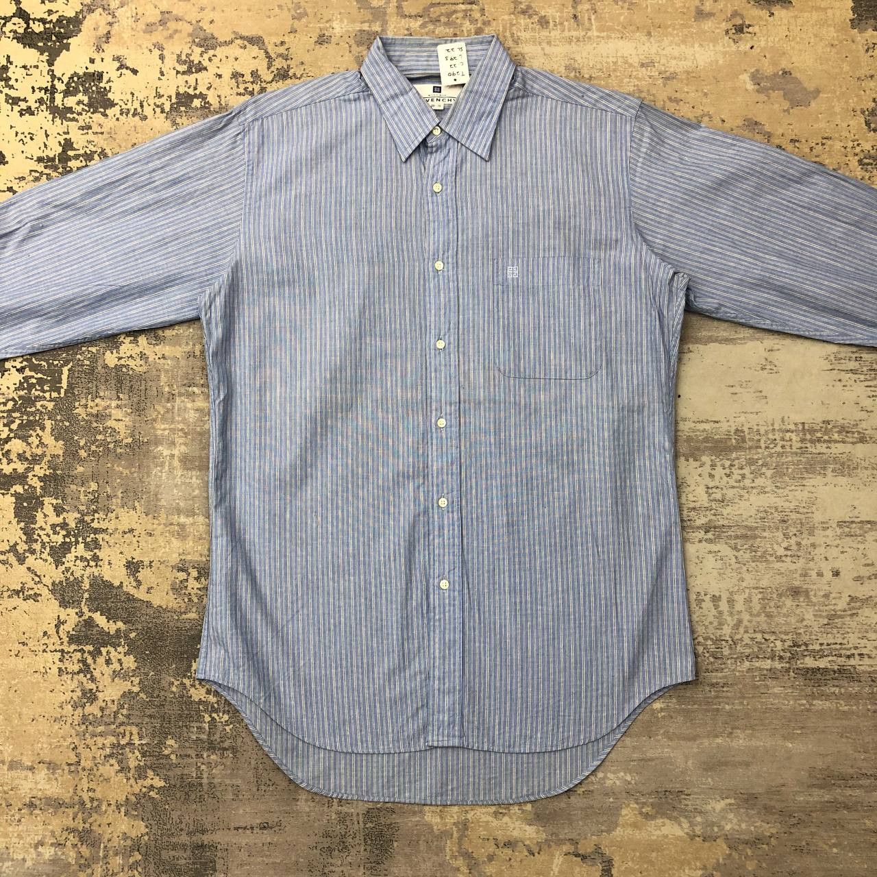 Givenchy T290 GIVENCHY MONSIEUR STRIPED SHIRTS Size US L / EU 52-54 / 3 - 4 Thumbnail