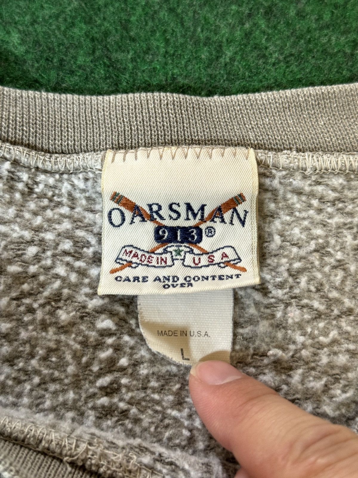 Vintage Vtg 90s Allegheny USA Made Faded Pa Oversized Sweatshirt Size US L / EU 52-54 / 3 - 4 Thumbnail
